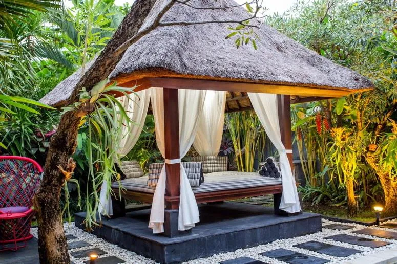 Facade/entrance in Tiga Samudra Villa