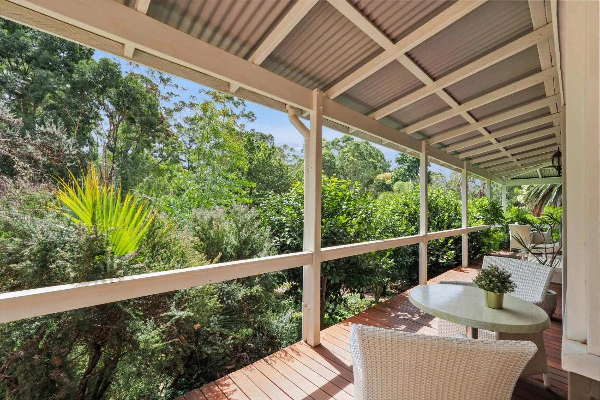 Patio in Forest Lodge Resort