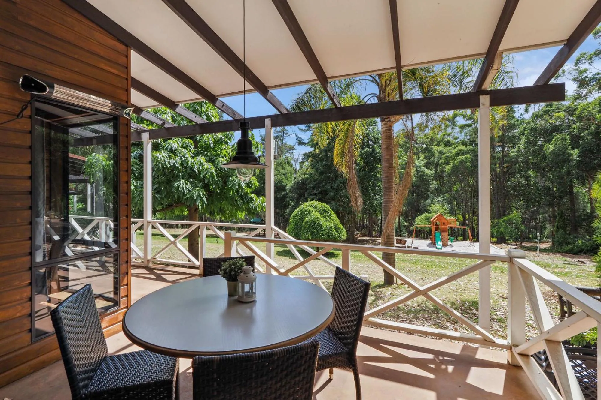 Patio in Forest Lodge Resort