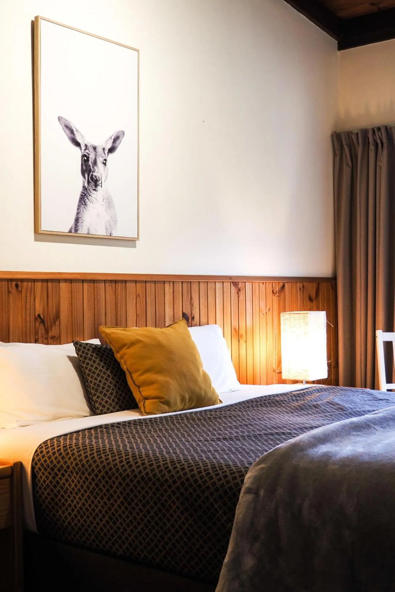 Bed in Forest Lodge Resort