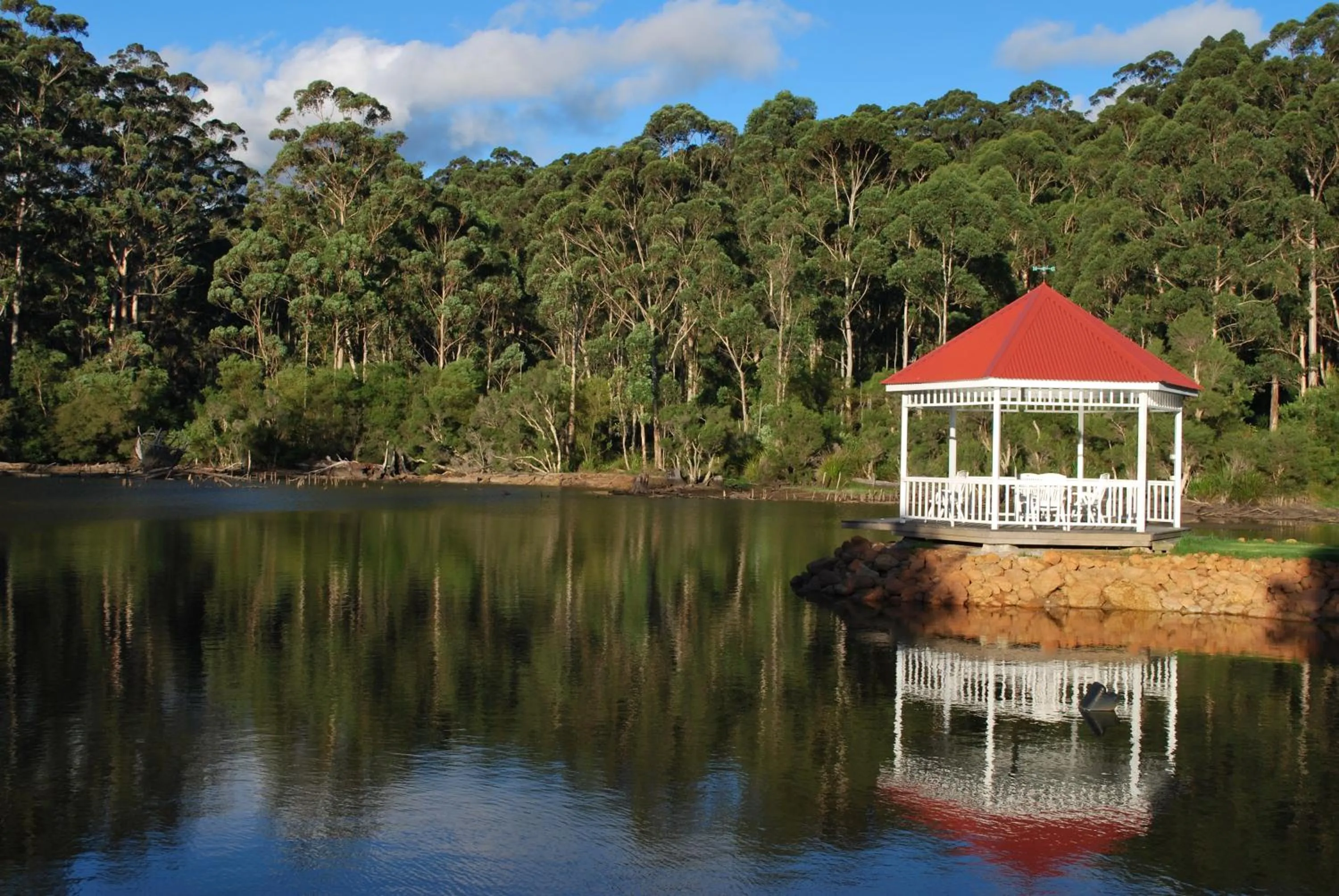 Patio in Forest Lodge Resort
