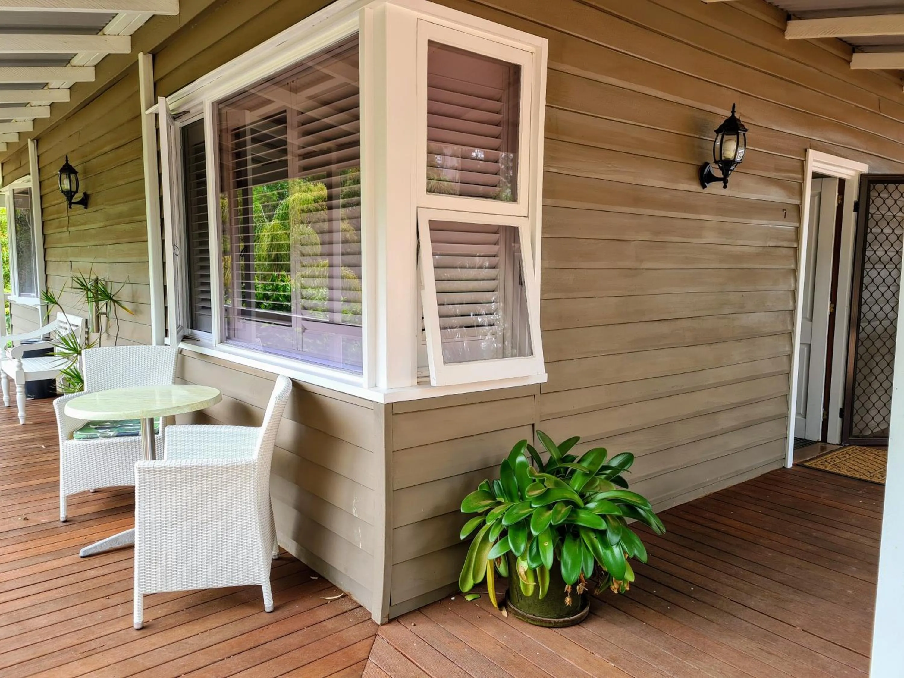 Patio in Forest Lodge Resort