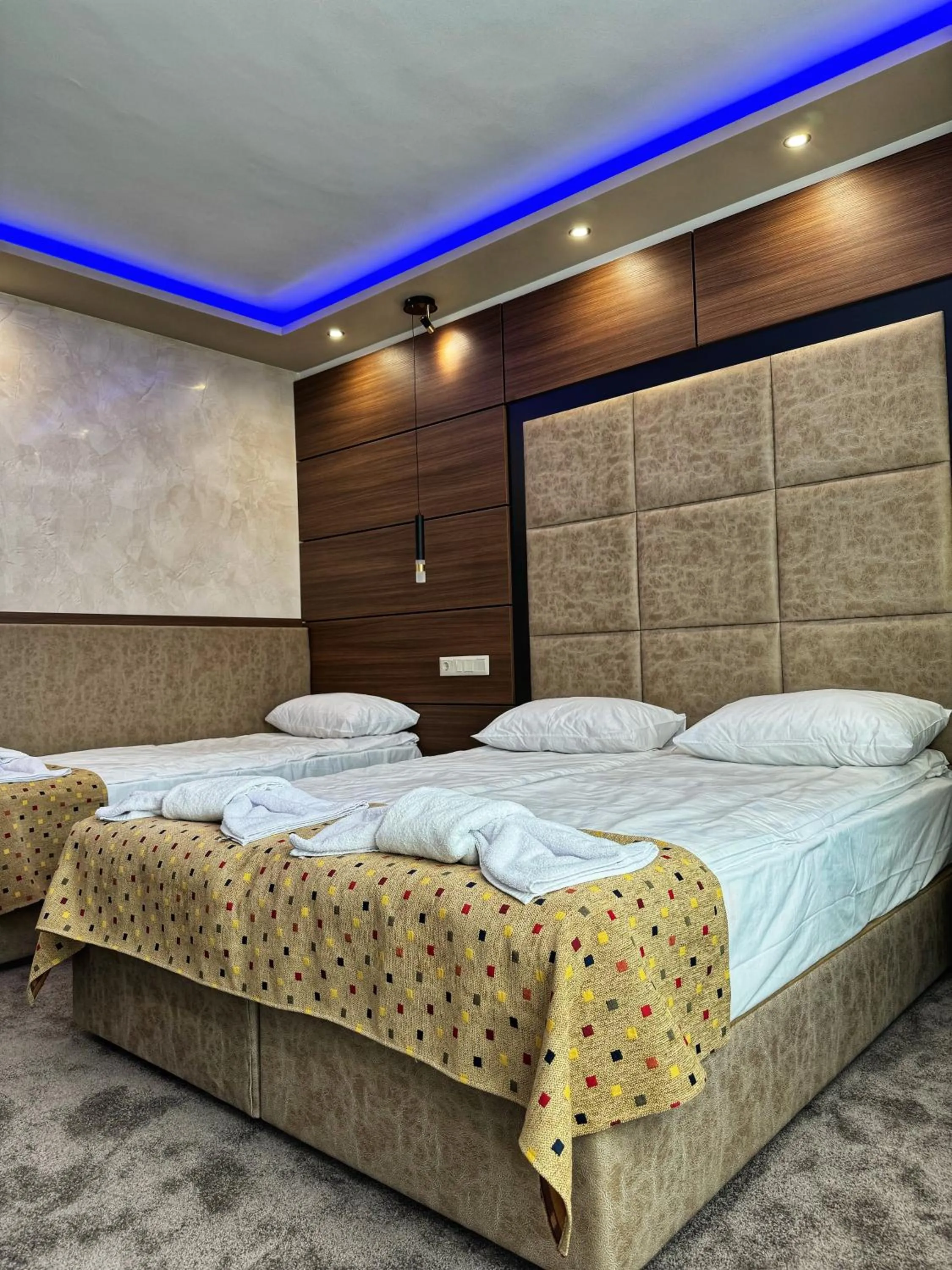 Bed in Hotel Diamant