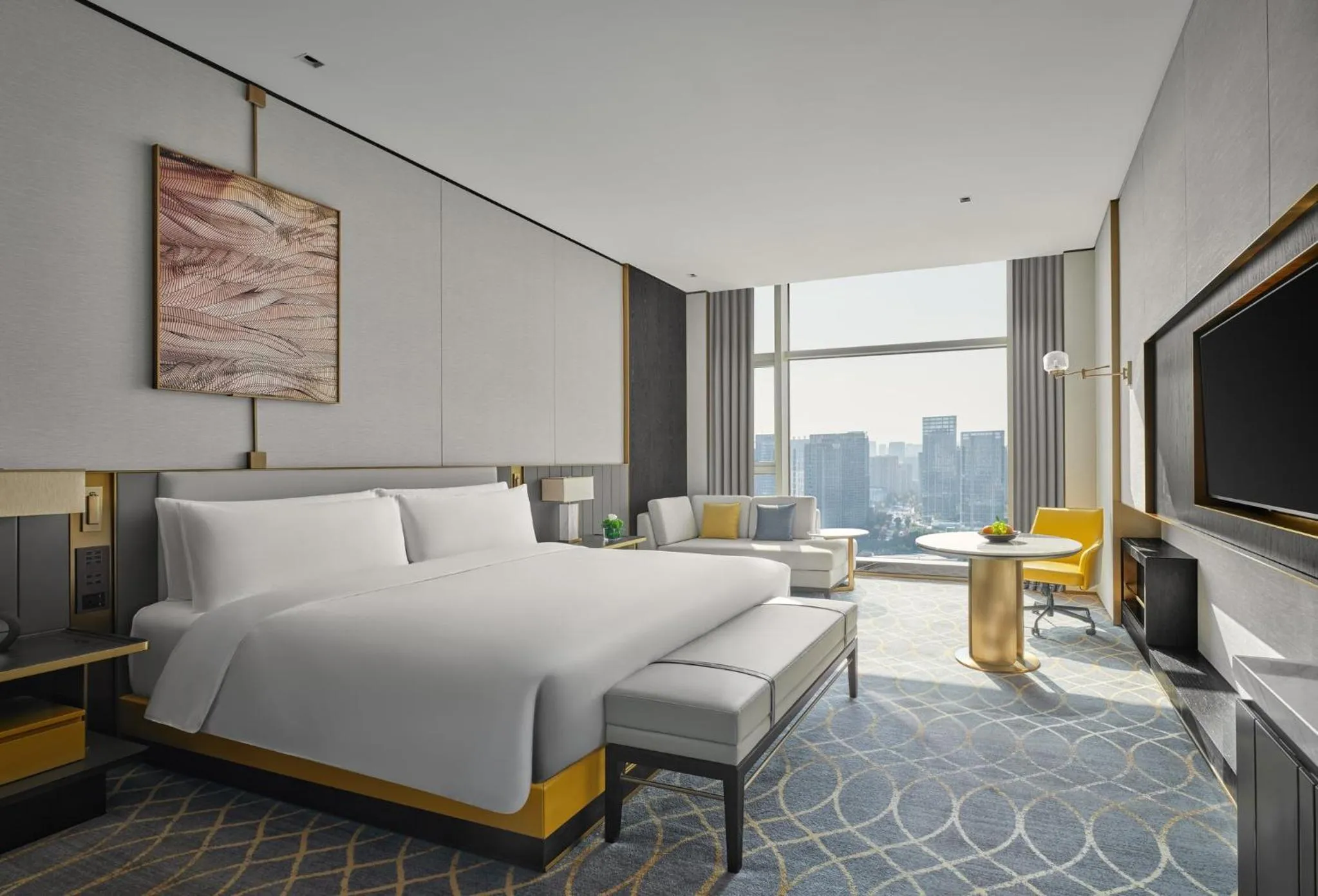 Photo of the whole room, Bed in The Azure Ningbo, Vignette Collection