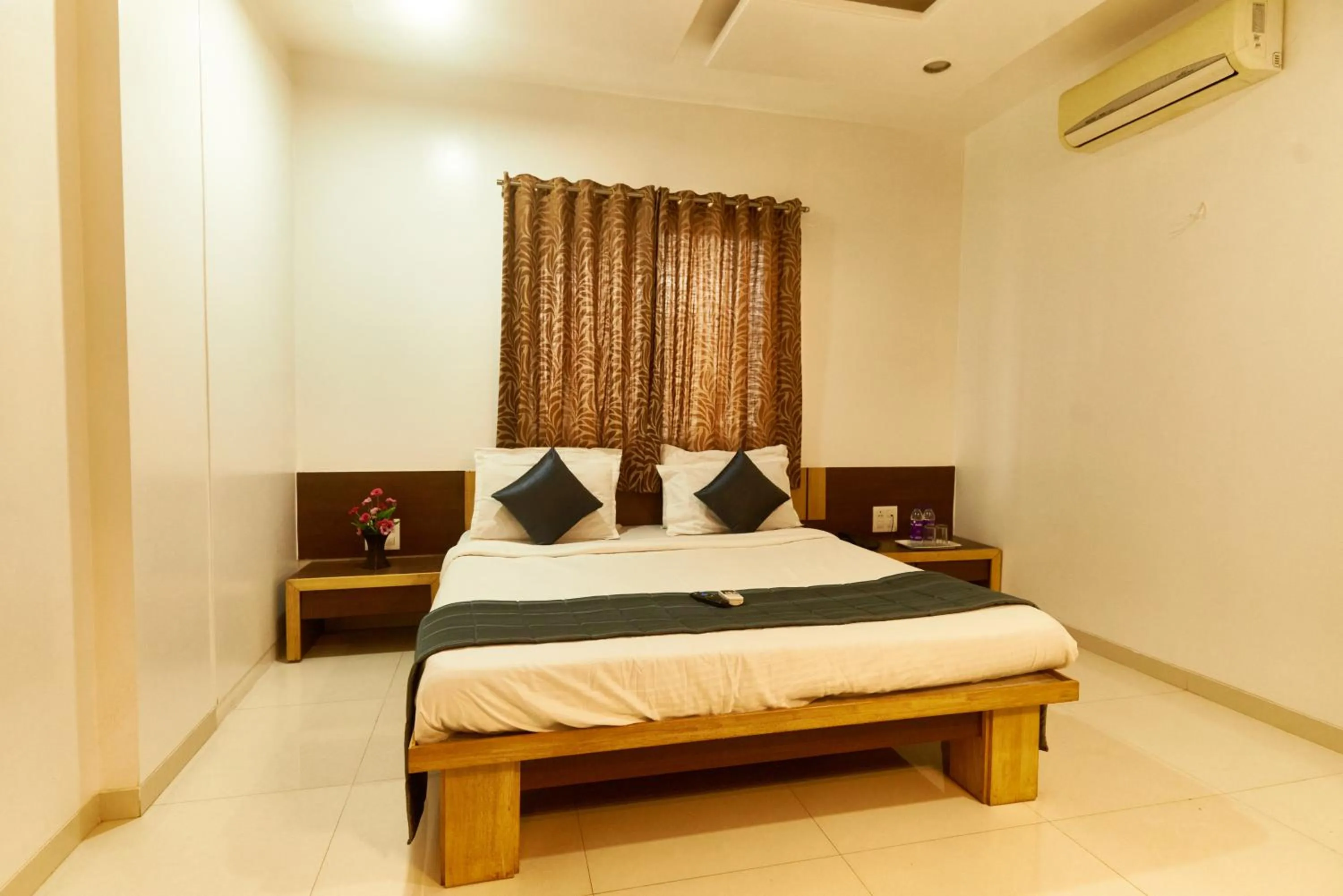 Bed in Hotel Anand Heritage