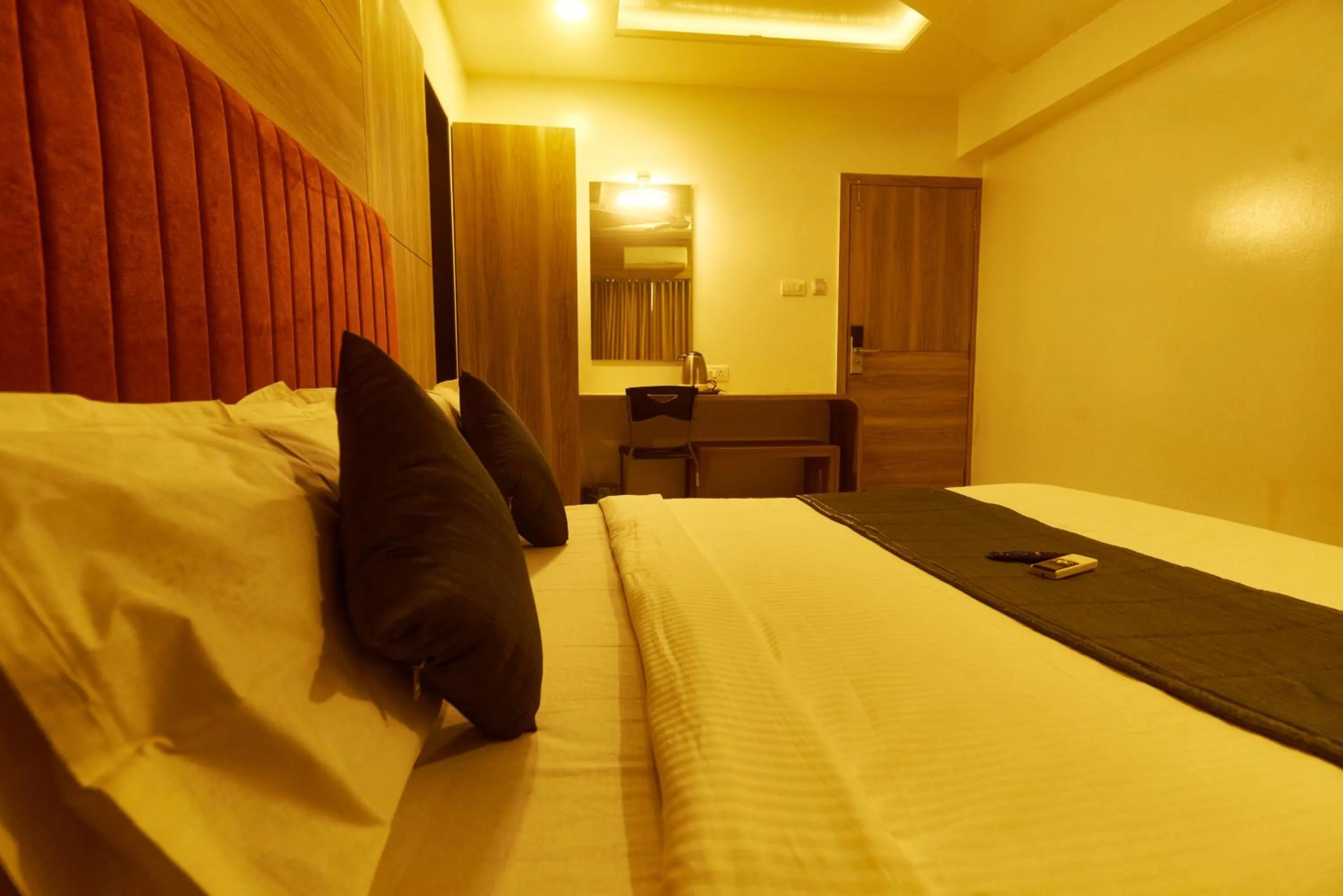 Bed in Hotel Anand Heritage