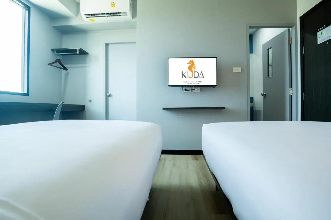 Bedroom, Bed in Kuda Asia Hotel Bang Saen Bedroom, Bed in Kuda Asia Hotel Bang Saen