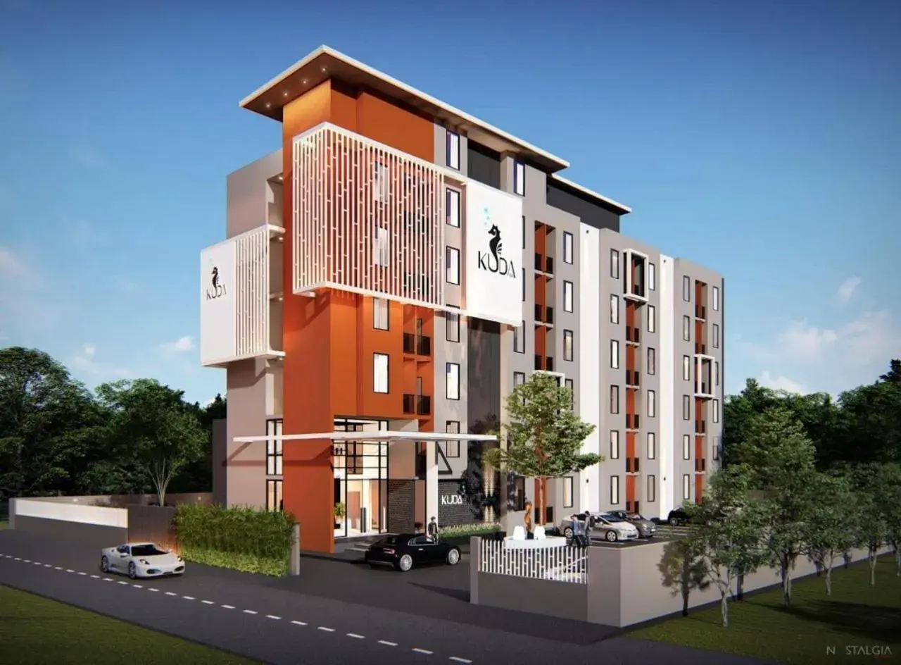 Property building in Kuda Asia Hotel Bang Saen Property building in Kuda Asia Hotel Bang Saen