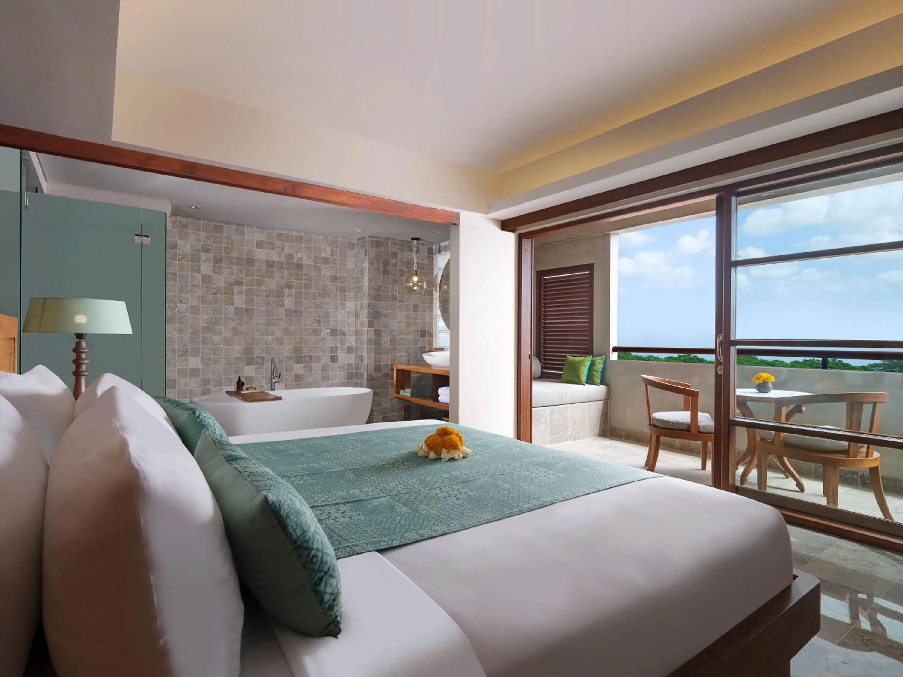 Bedroom, Bed in Amnaya Resort Nusa Dua