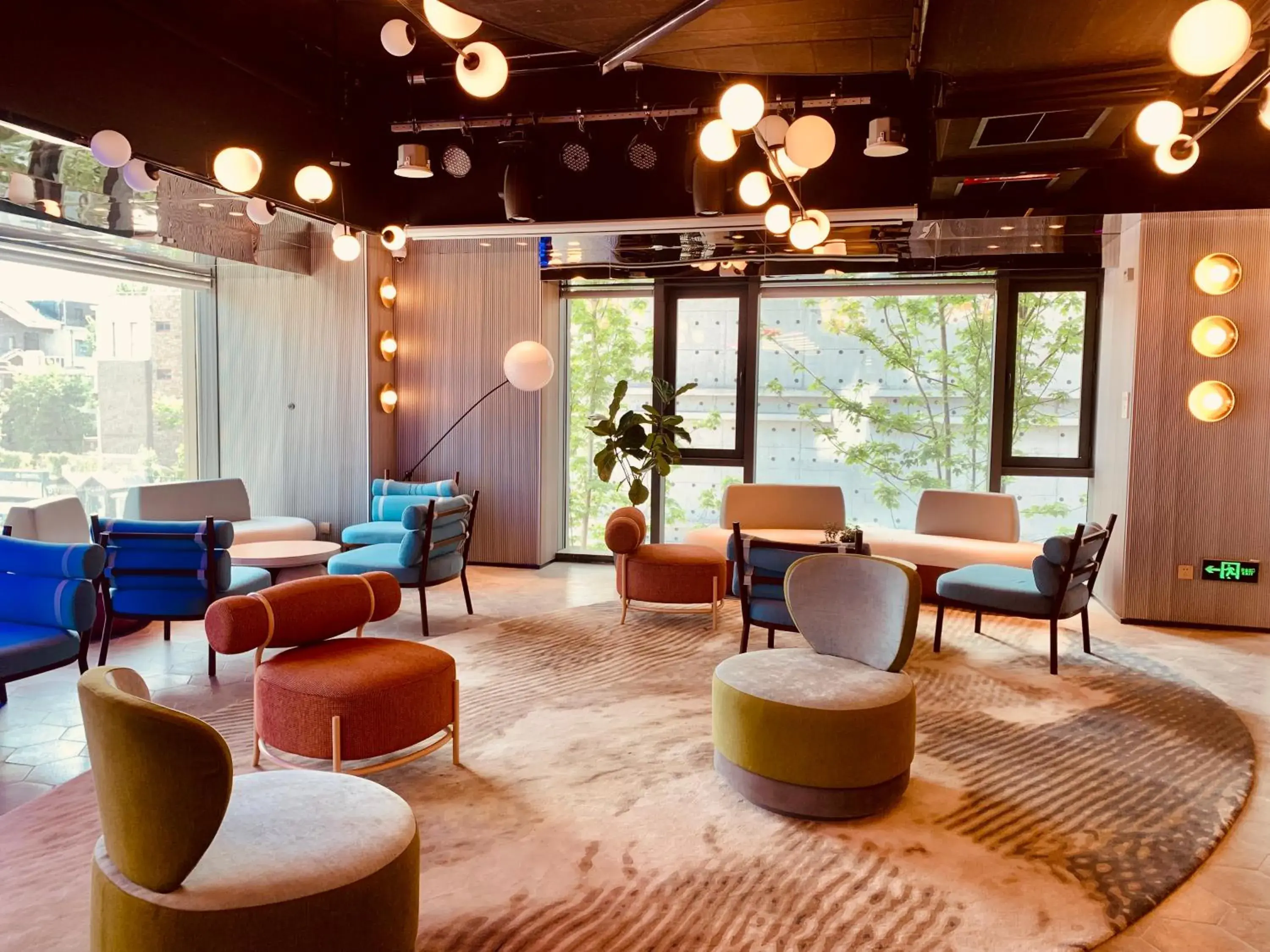 Lobby or reception in lyf Dayanta Xi'an by the Ascott Limited free gym & free park & free laundry room Lobby or reception in lyf Dayanta Xi'an by the Ascott Limited free gym & free park & free laundry room