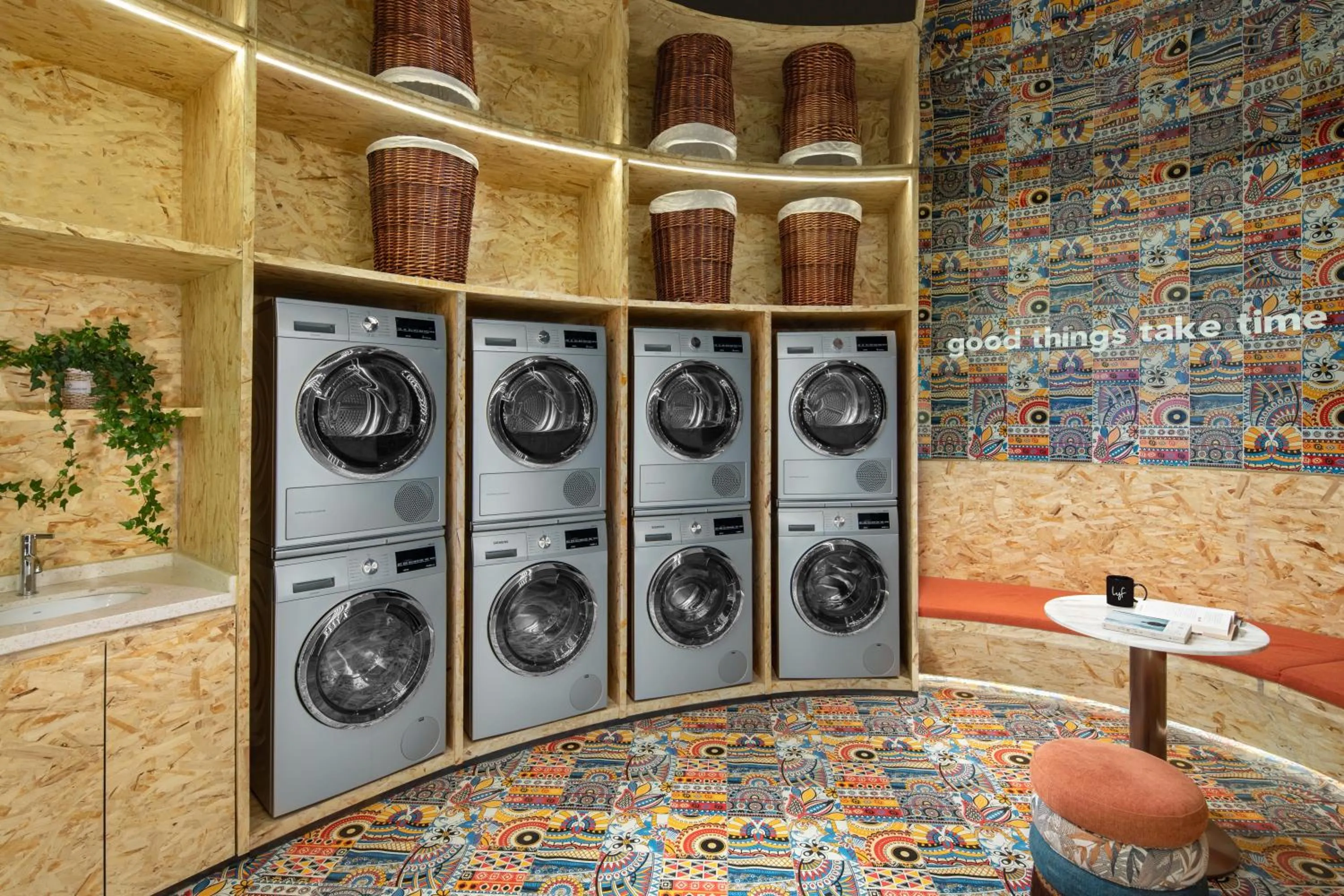 laundry in lyf Dayanta Xi'an by the Ascott Limited free gym & free park & free laundry room