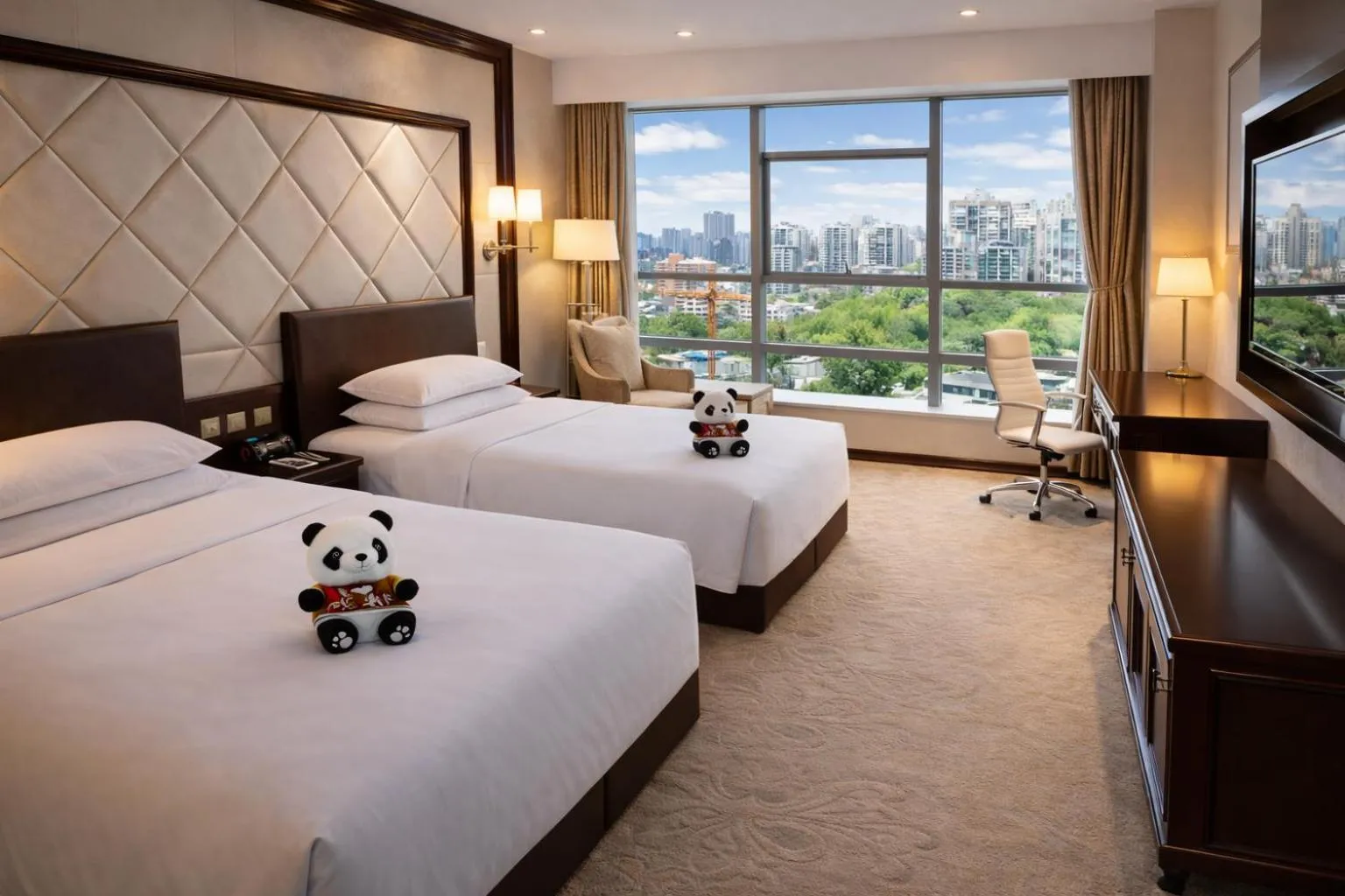 Twin Room in Sofis Jinyuan Hotel