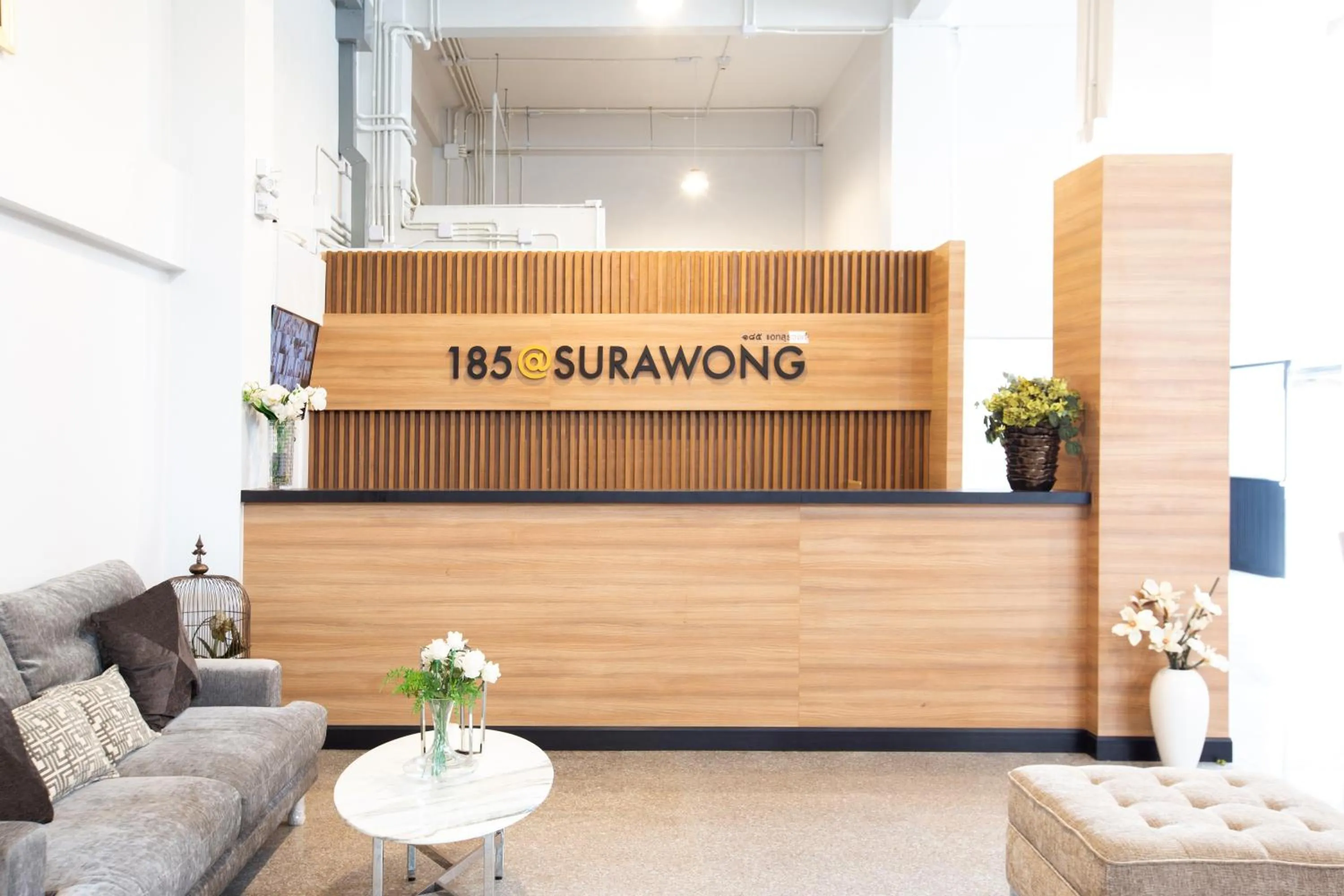 Lobby or reception in 185@Surawong Residence