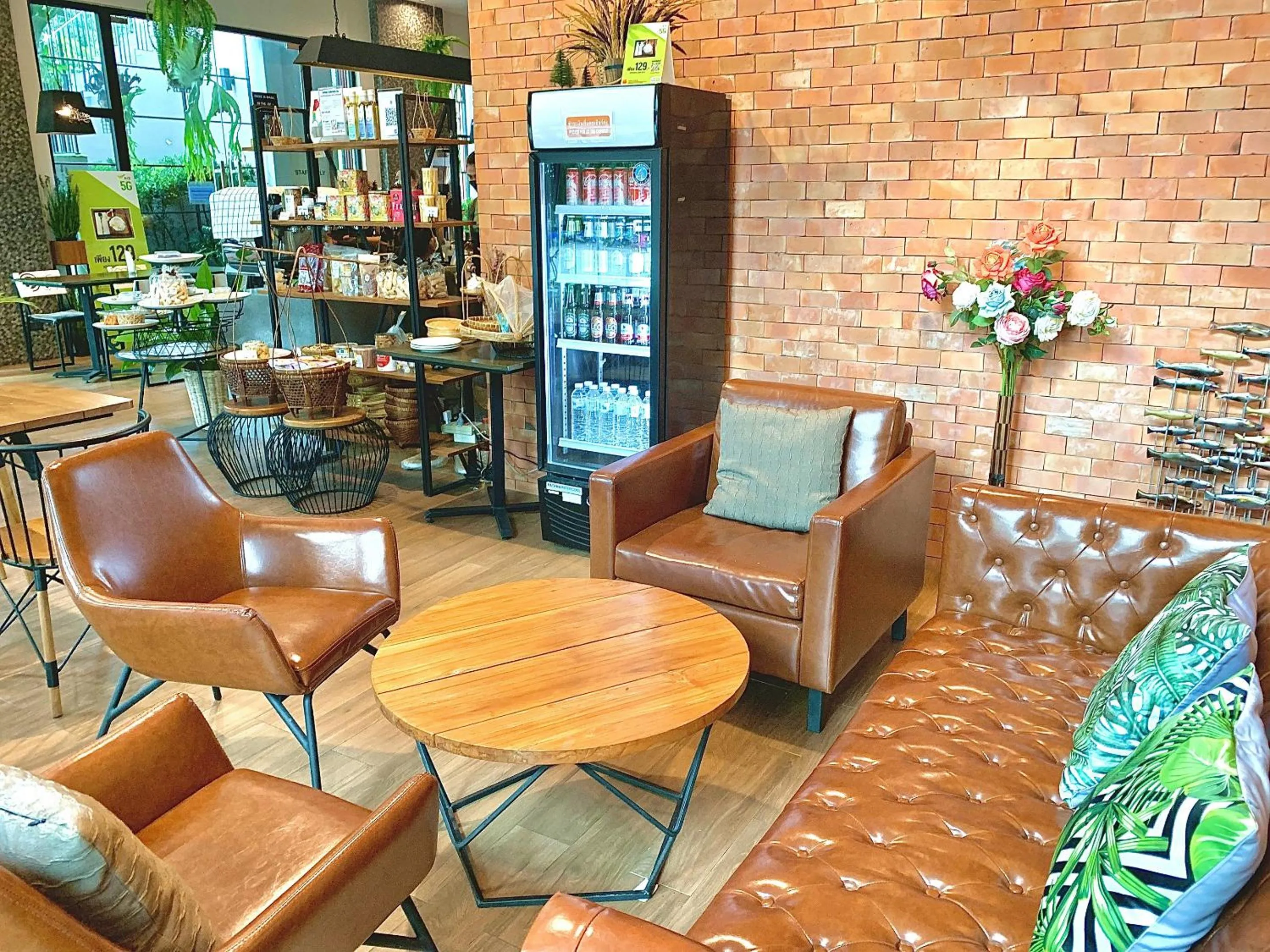 Seating area in The Poem Hotel