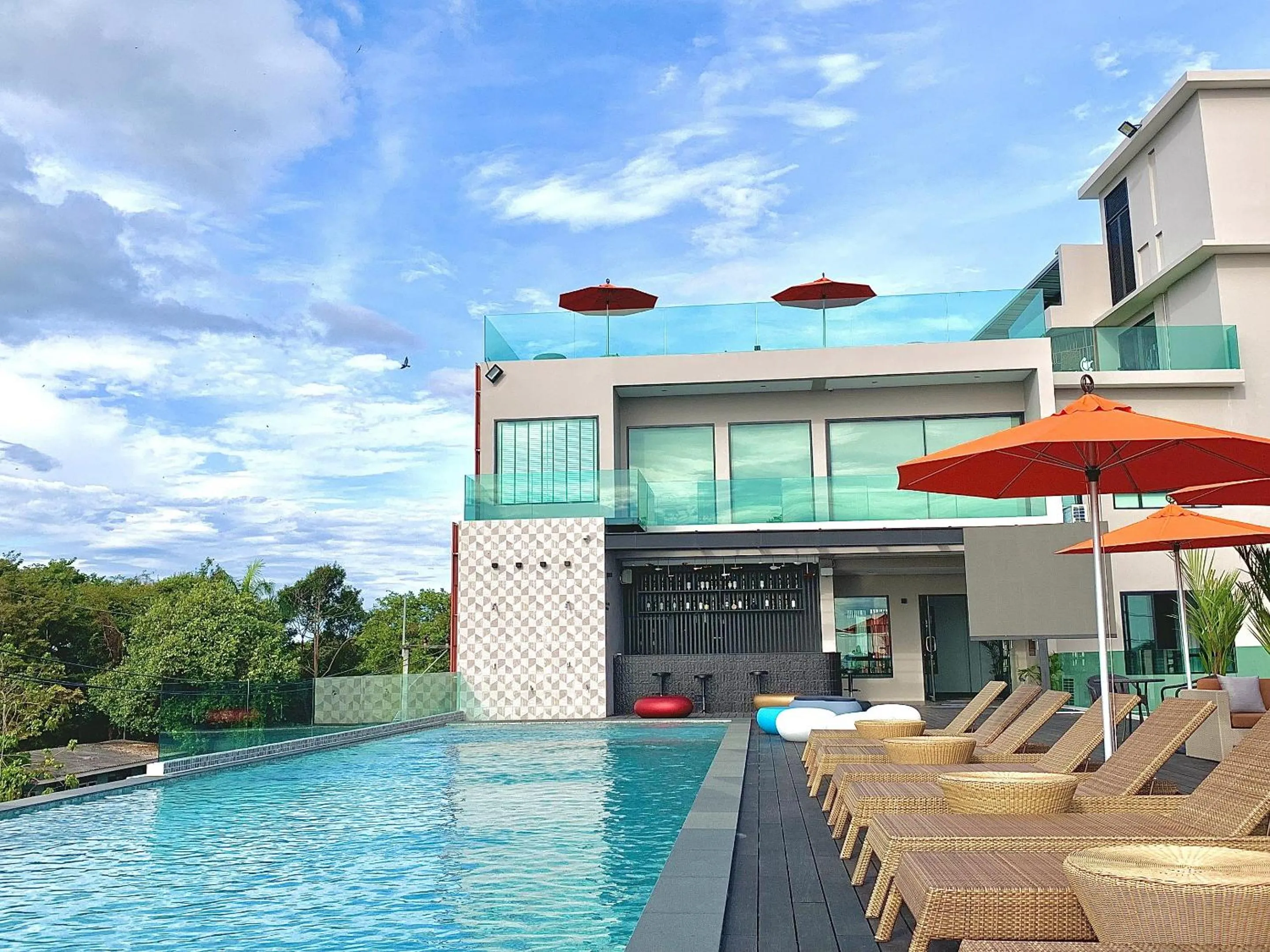 Swimming pool in The Poem Hotel