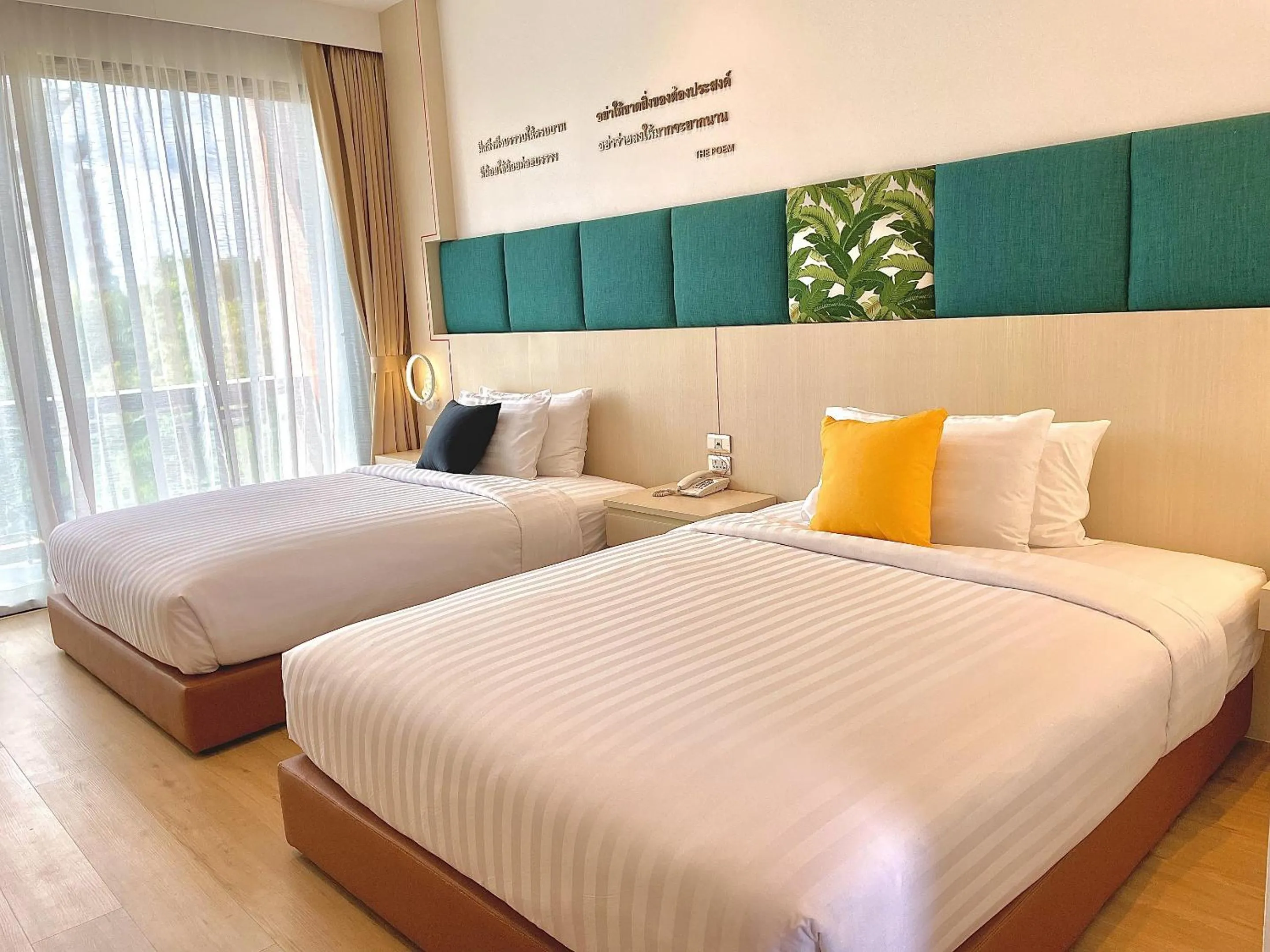 Bed in The Poem Hotel