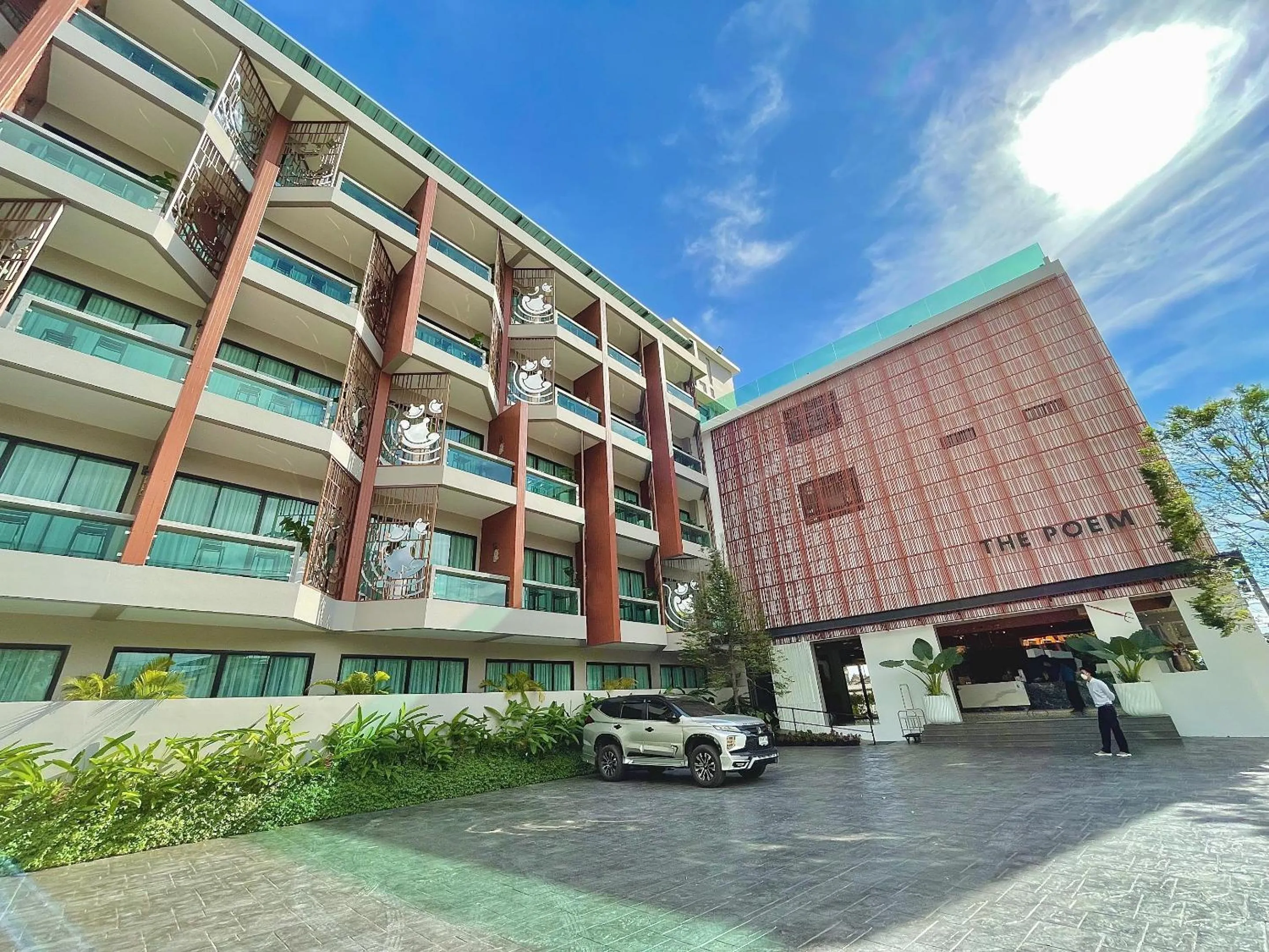 Property building in The Poem Hotel