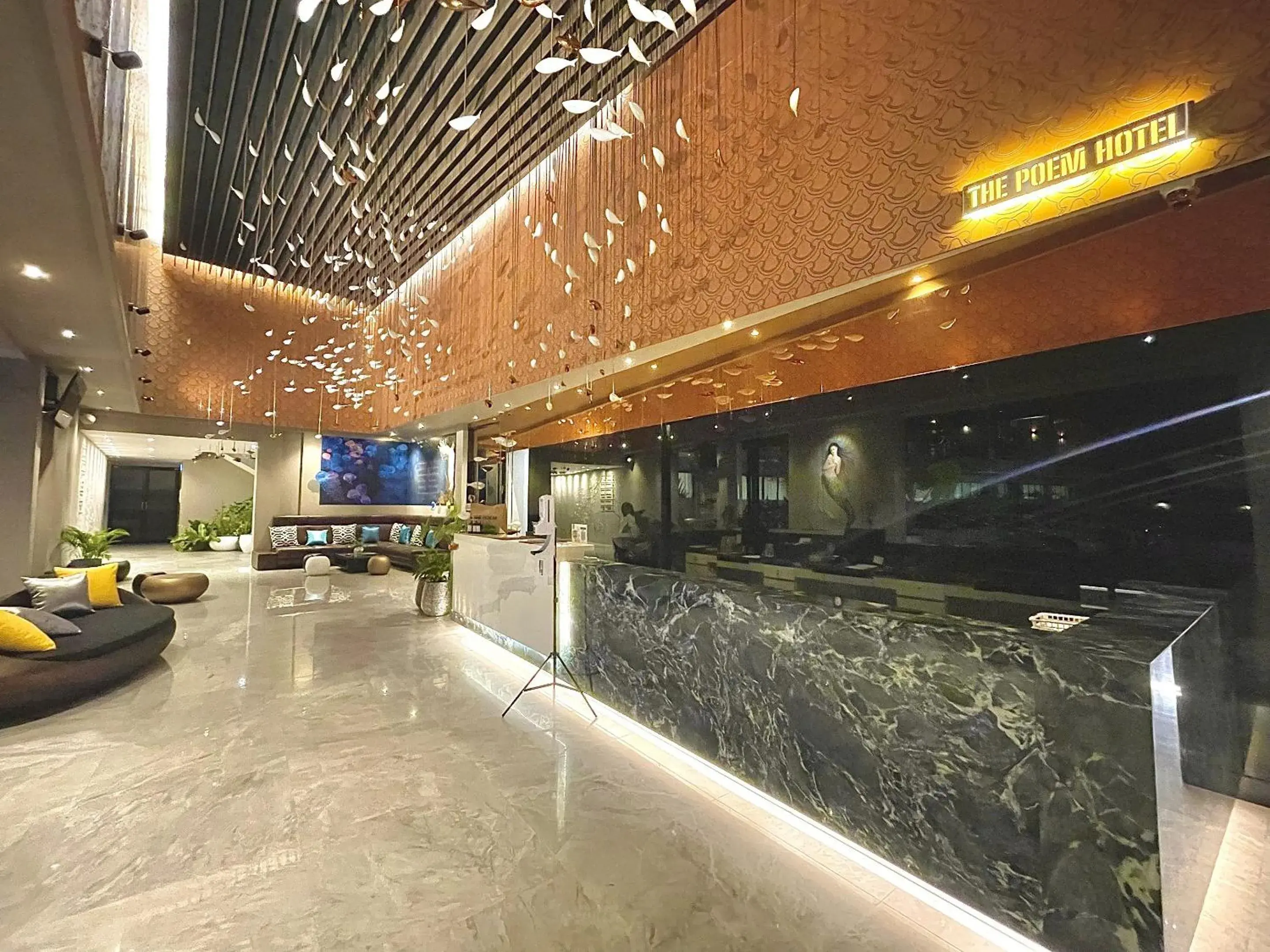 Lobby or reception in The Poem Hotel Lobby or reception in The Poem Hotel