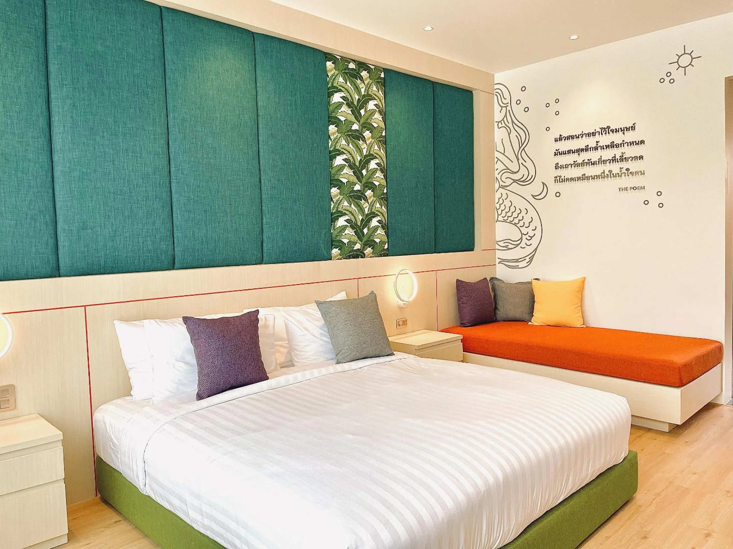 Bed in The Poem Hotel