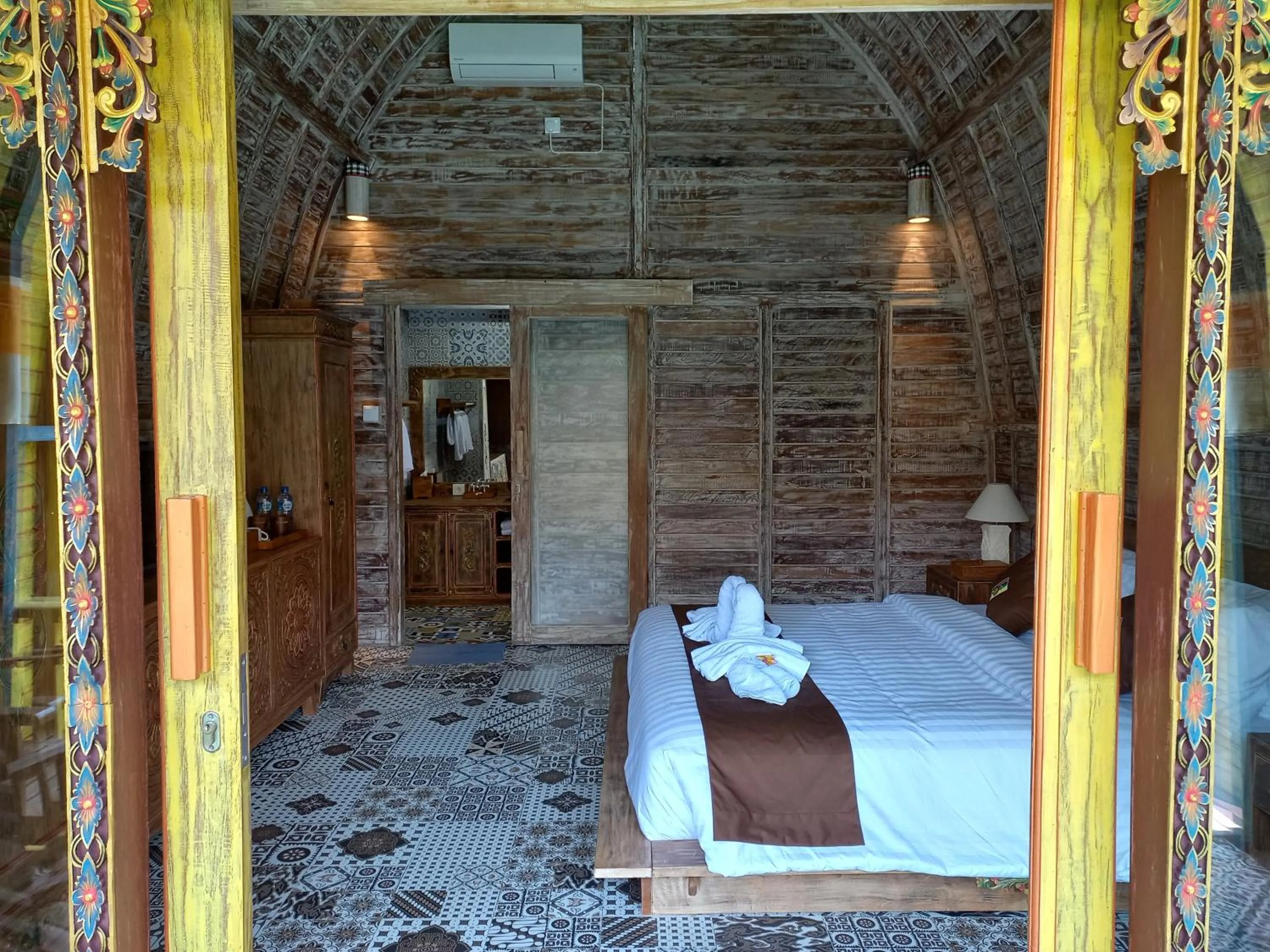 Bed in Villa Telaga Wana