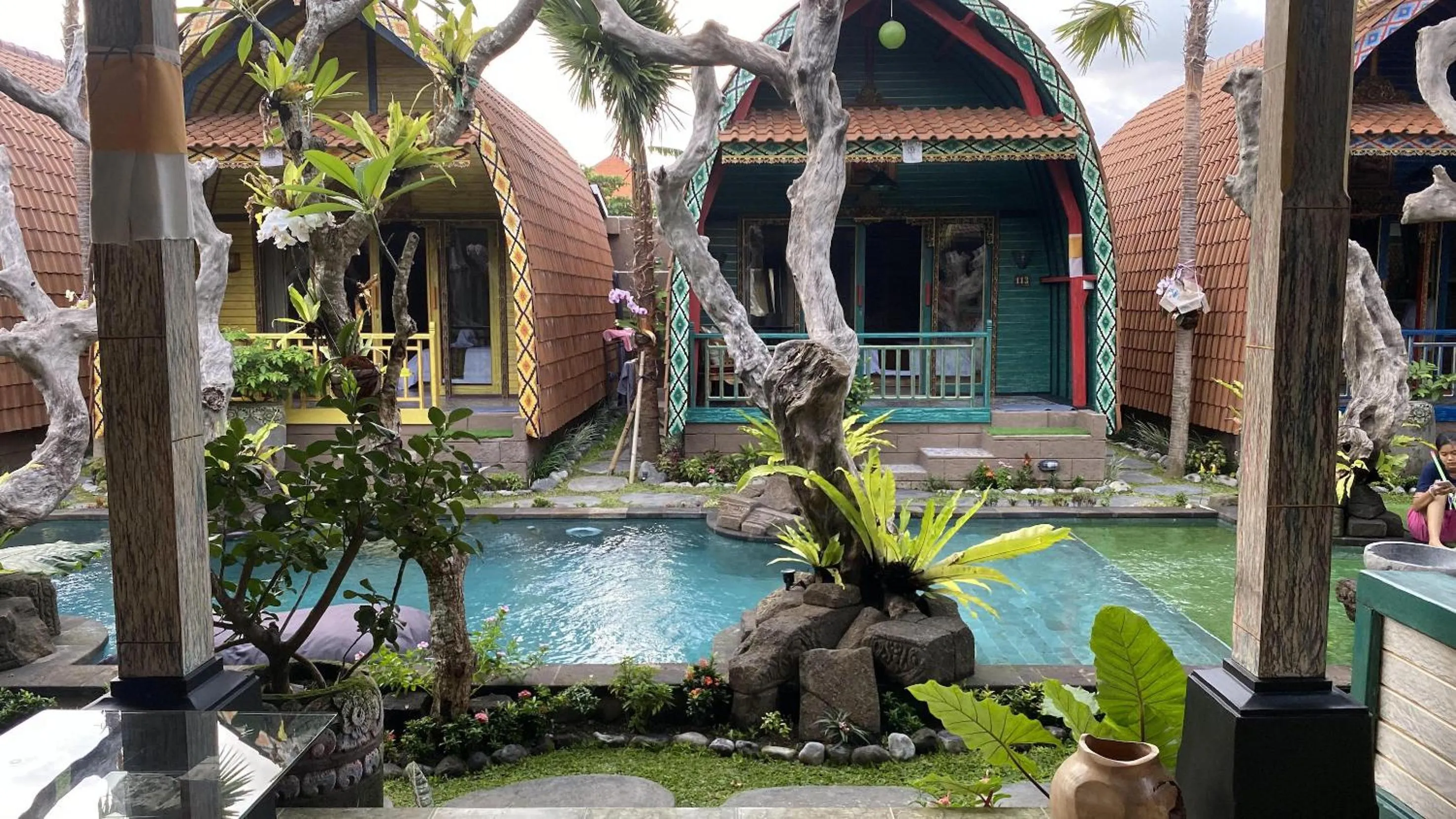 Pool view in Villa Telaga Wana