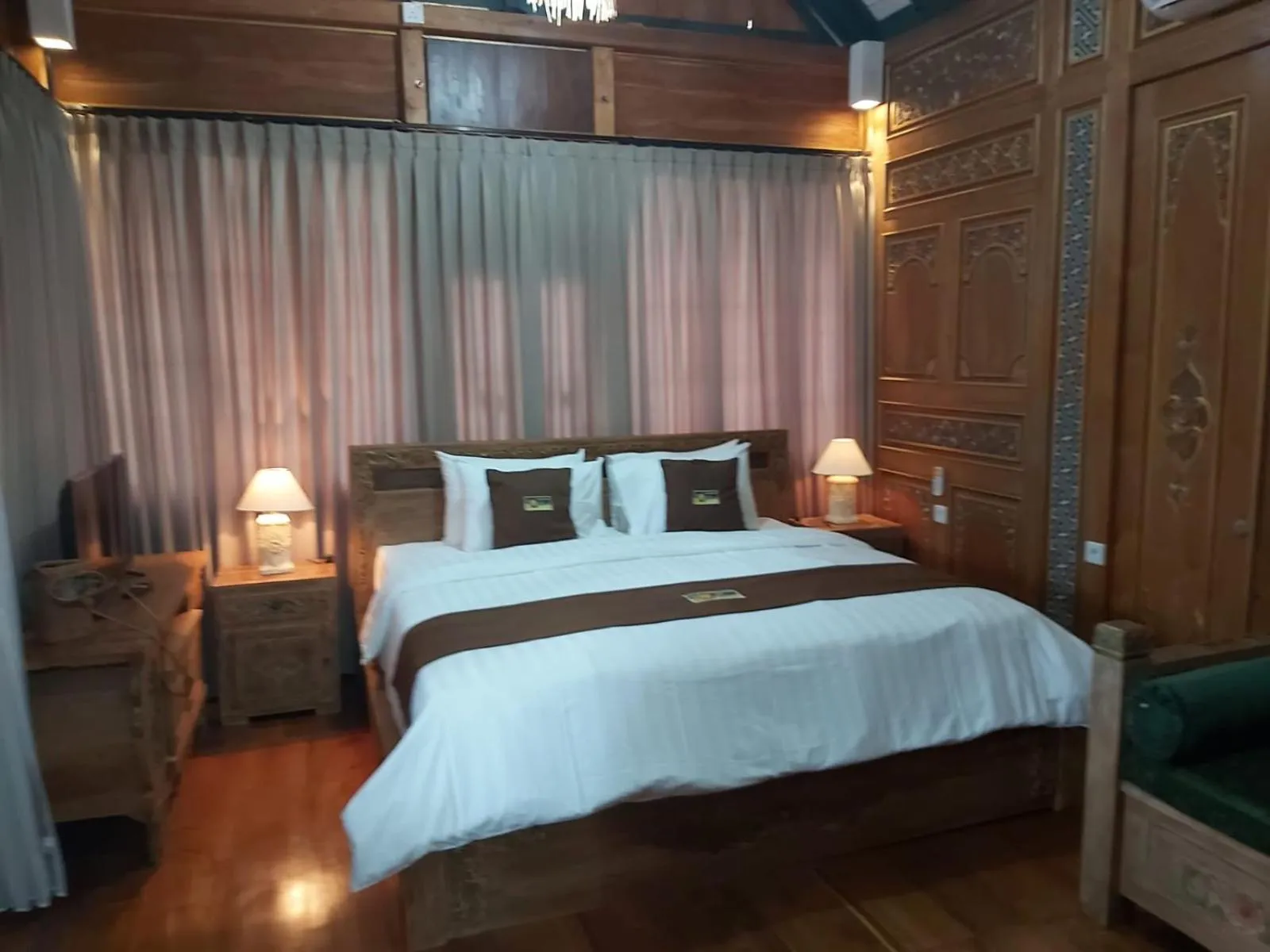 Bed in Villa Telaga Wana