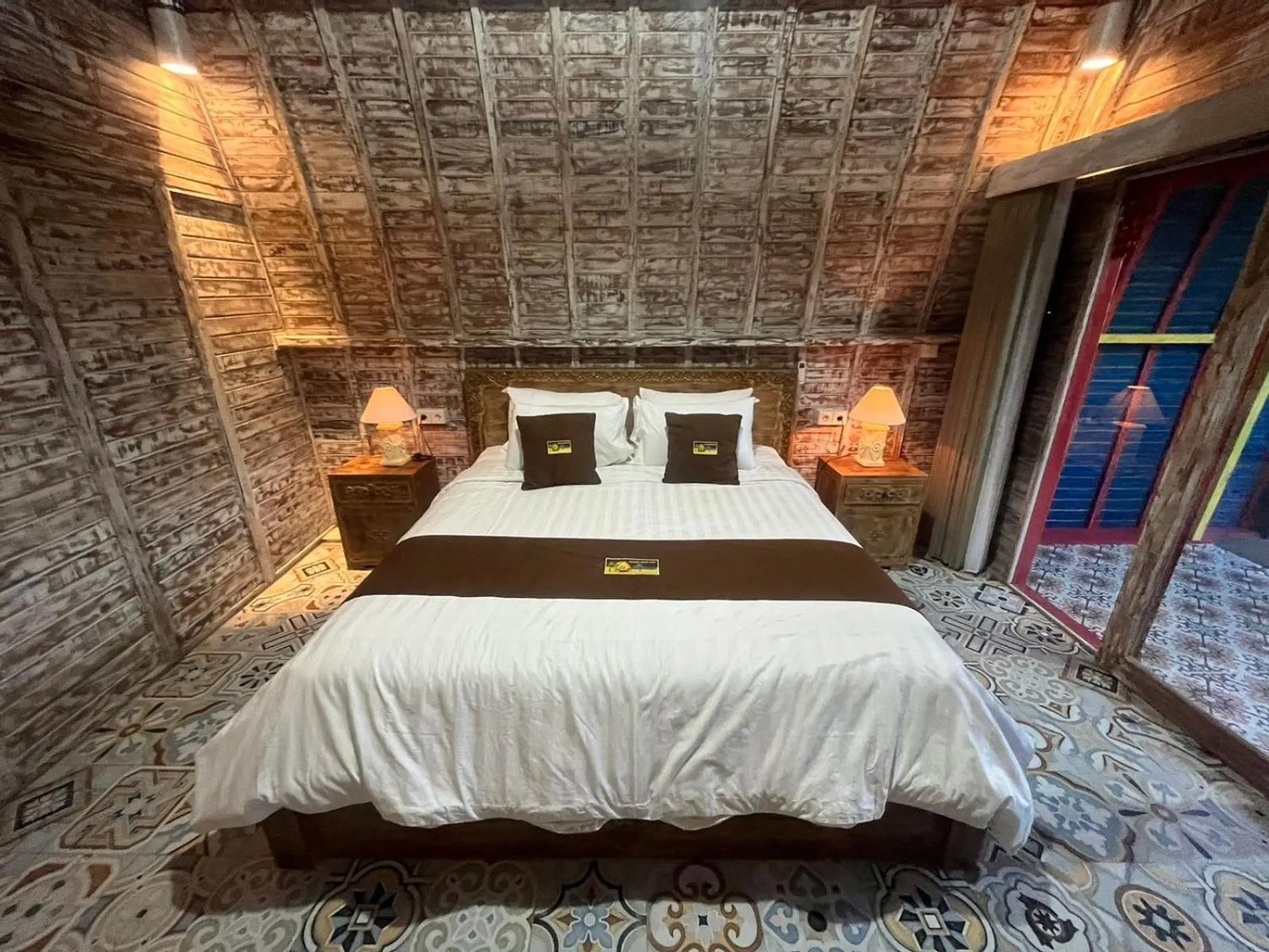 Bed in Villa Telaga Wana