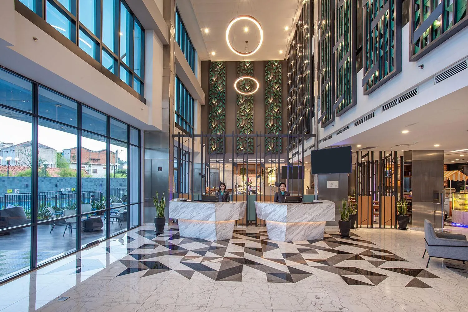 Lobby or reception in THE 1O1 Jakarta Airport CBC