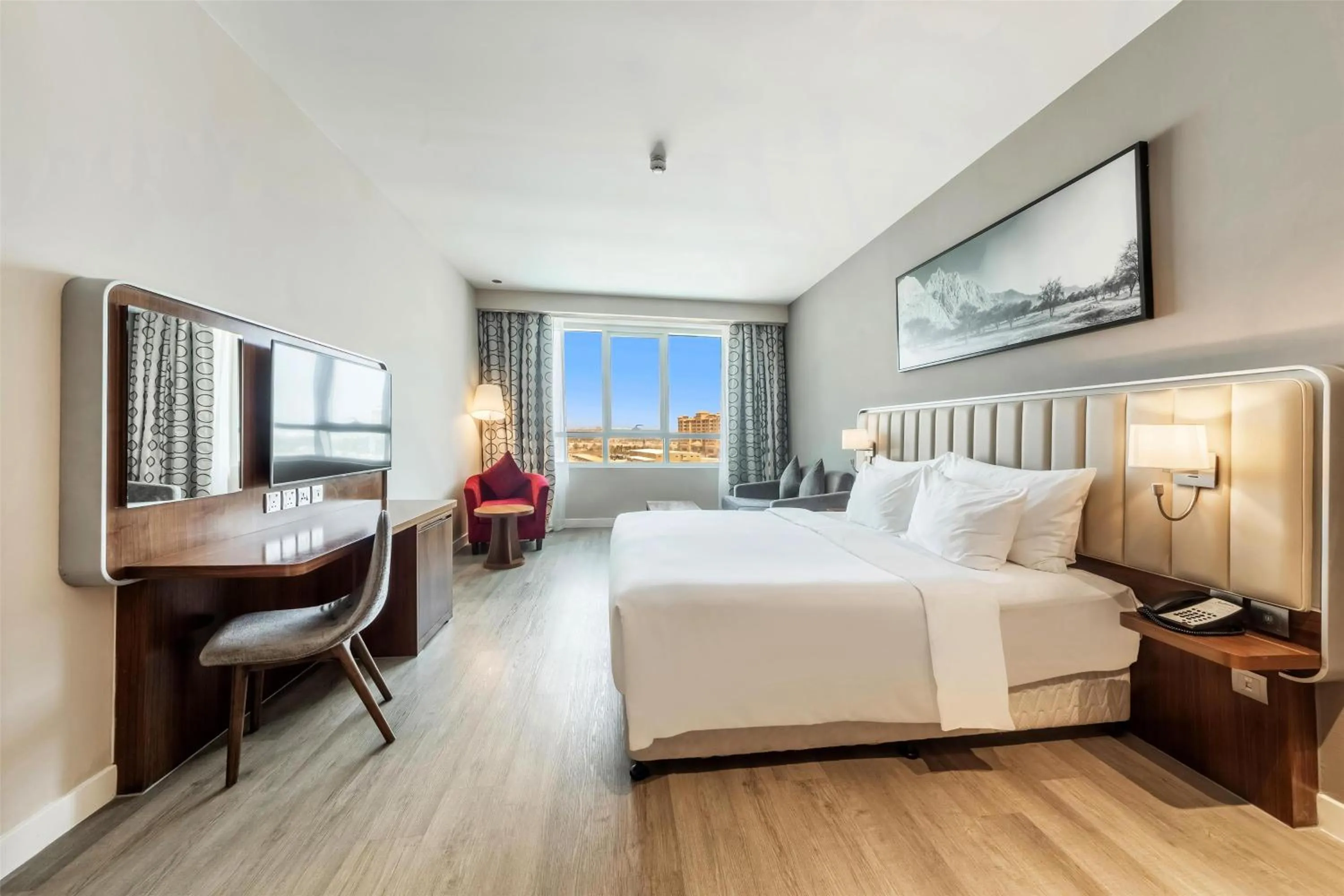 Bedroom, Bed in Radisson Resort Ras Al Khaimah Marjan Island