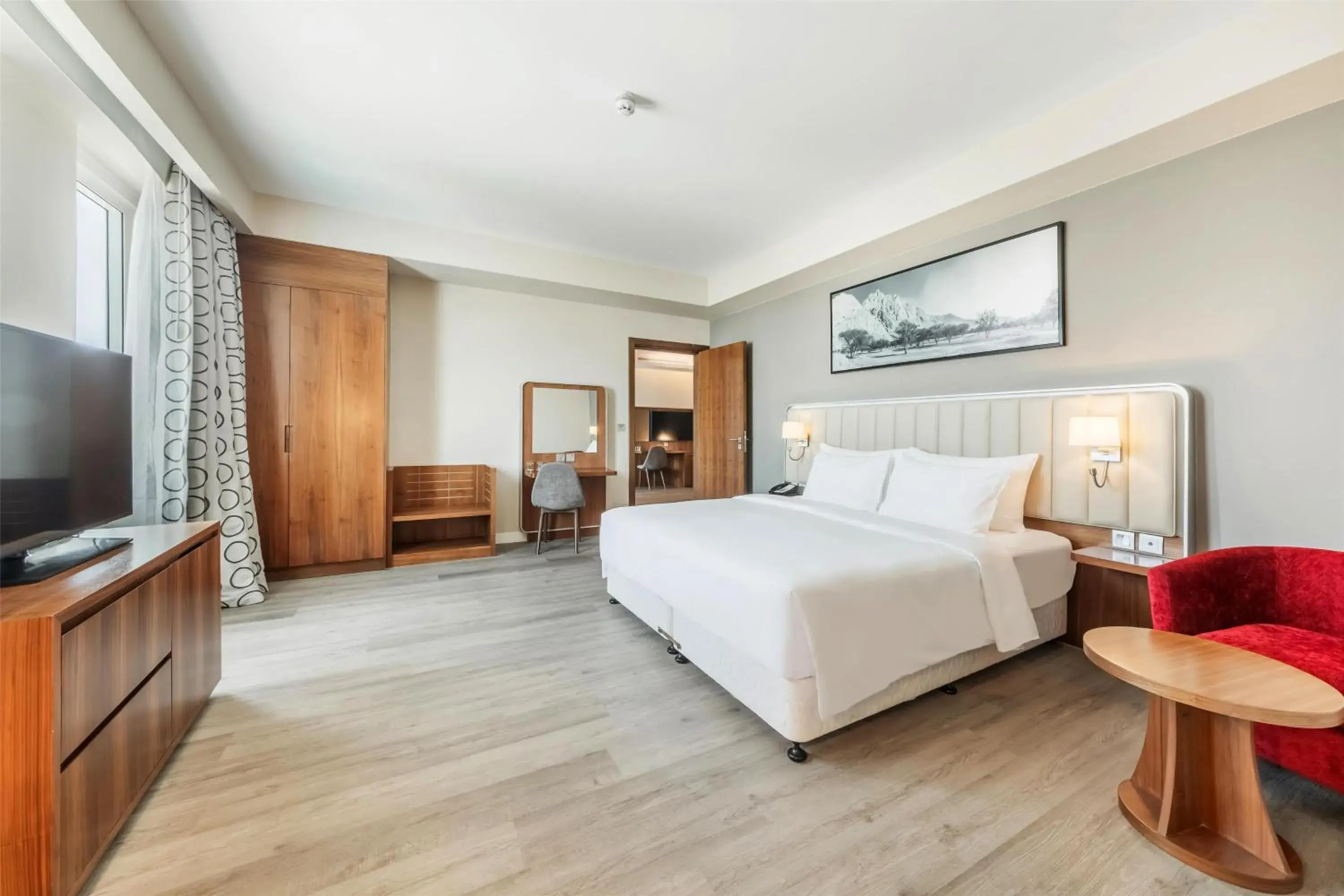 Photo of the whole room, Bed in Radisson Resort Ras Al Khaimah Marjan Island Photo of the whole room, Bed in Radisson Resort Ras Al Khaimah Marjan Island