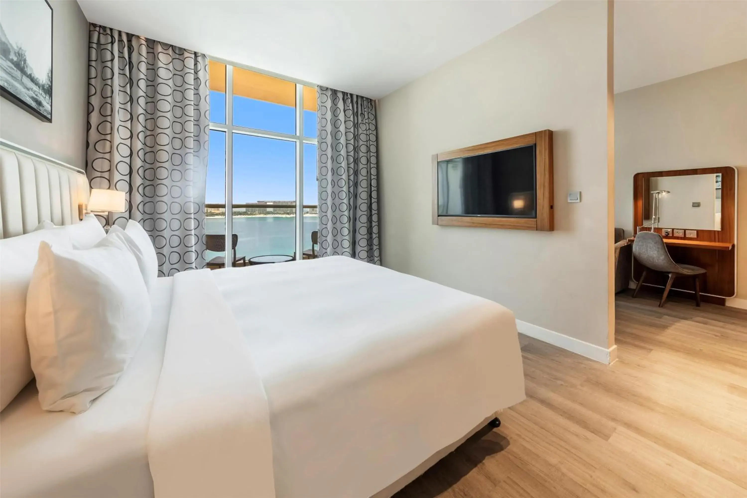 Photo of the whole room, Bed in Radisson Resort Ras Al Khaimah Marjan Island Photo of the whole room, Bed in Radisson Resort Ras Al Khaimah Marjan Island