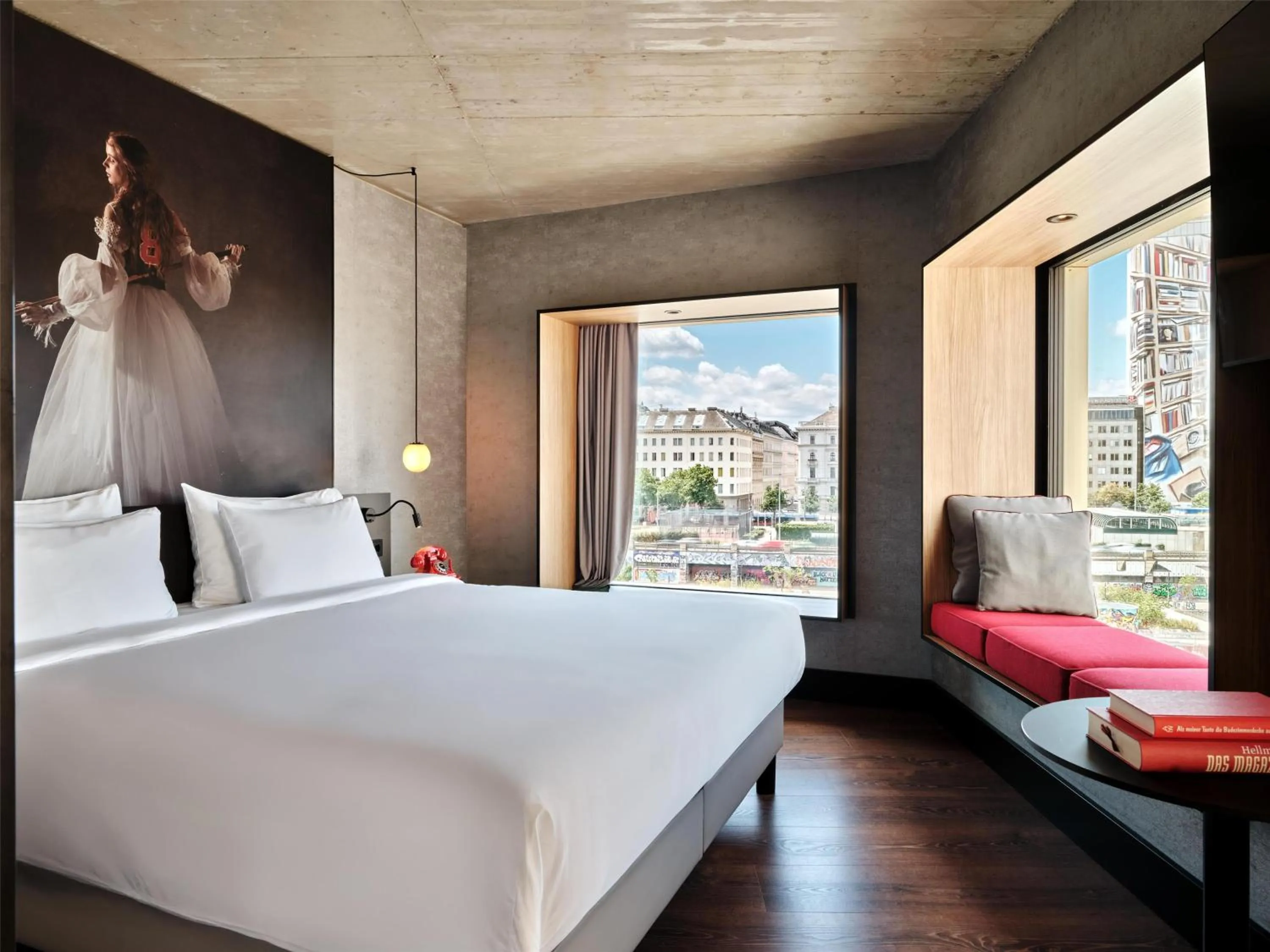 Bedroom, Bed in Radisson RED Hotel, Vienna