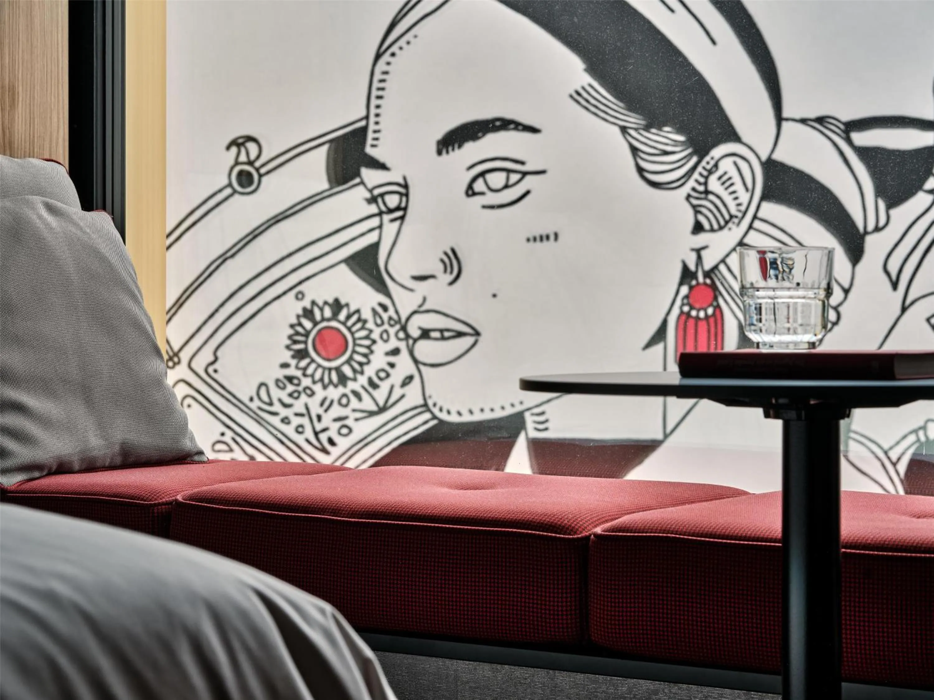 View (from property/room), Bed in Radisson RED Hotel, Vienna