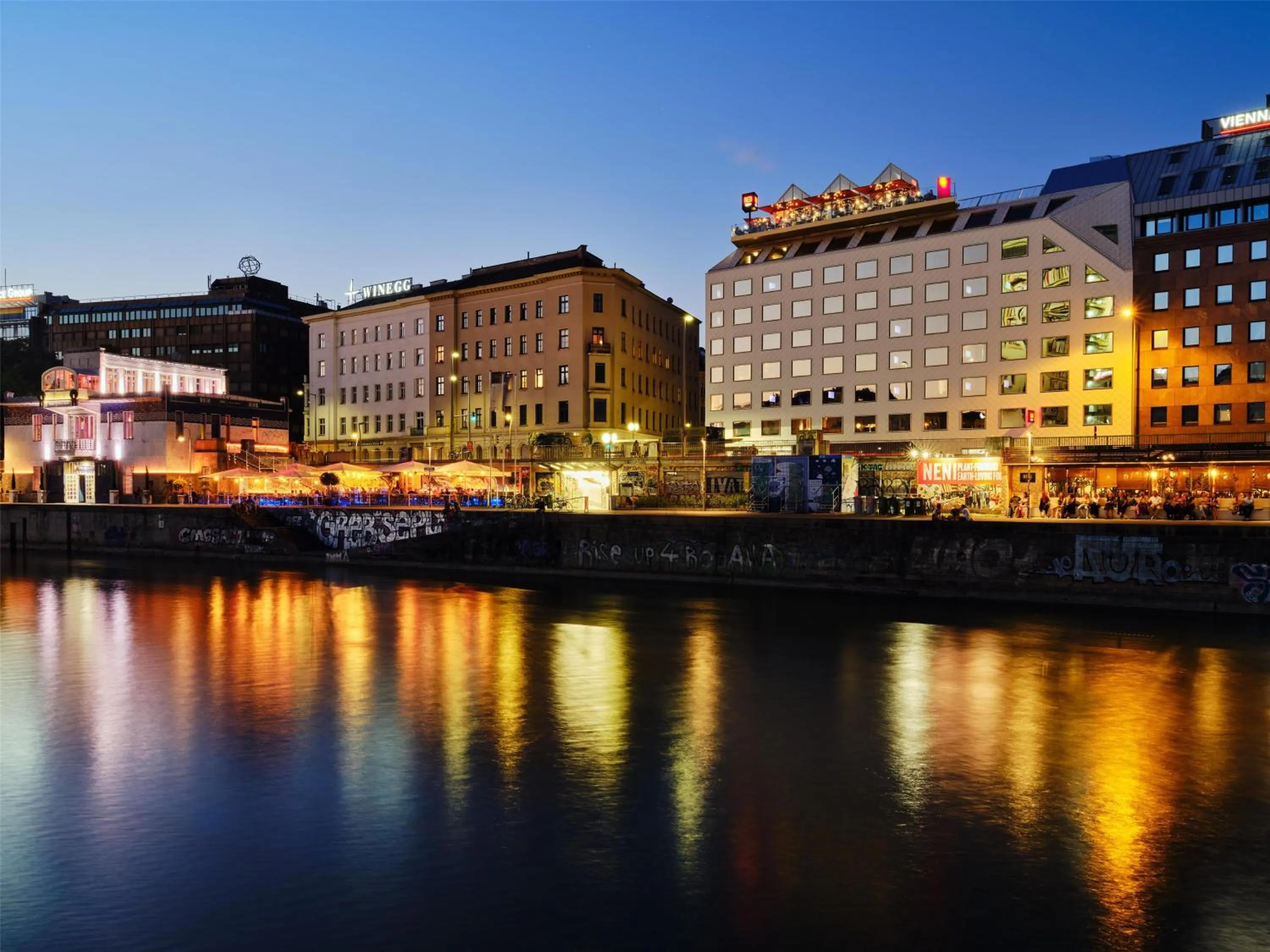 Property building in Radisson RED Hotel, Vienna
