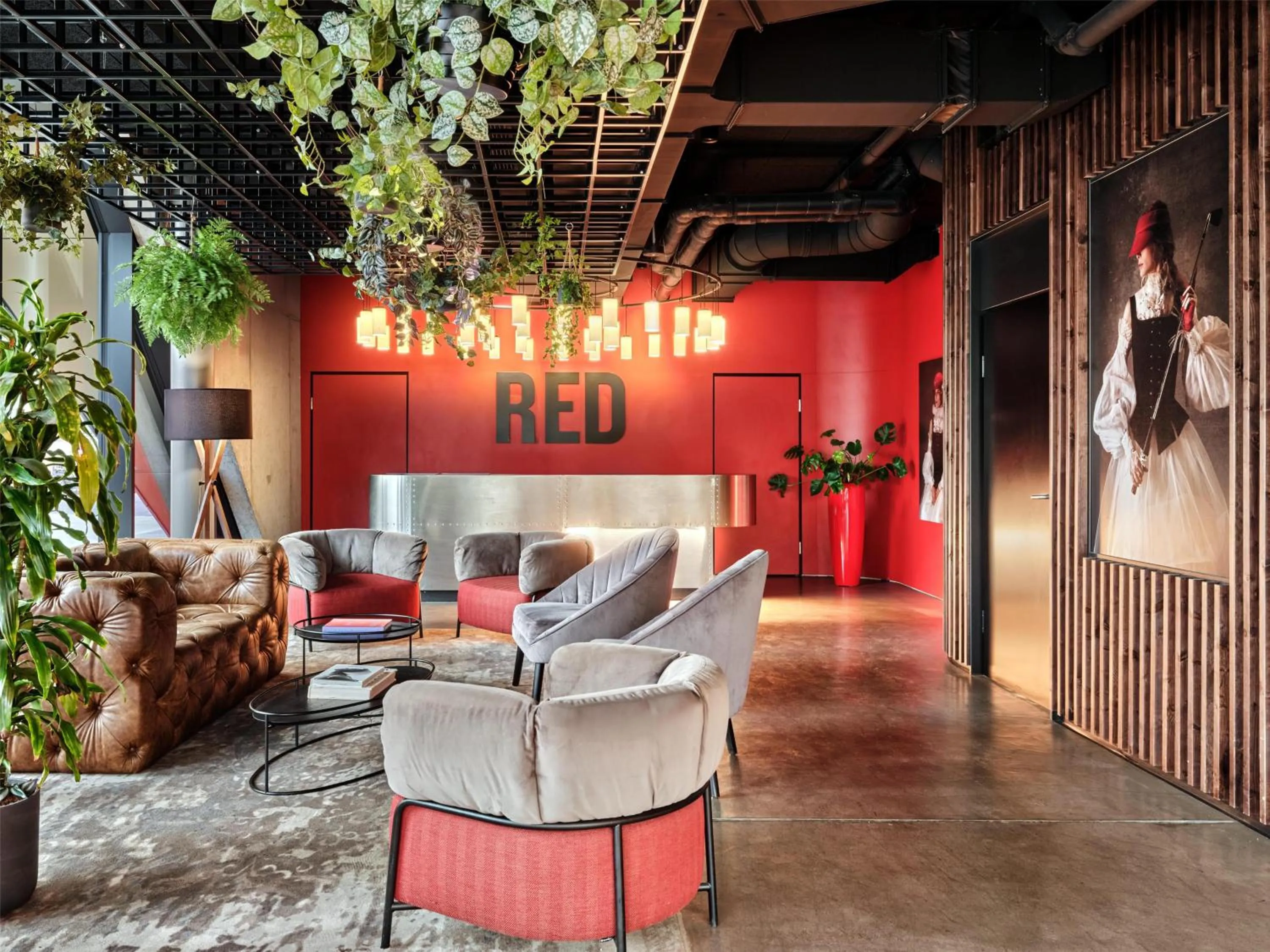 Lobby or reception in Radisson RED Hotel, Vienna