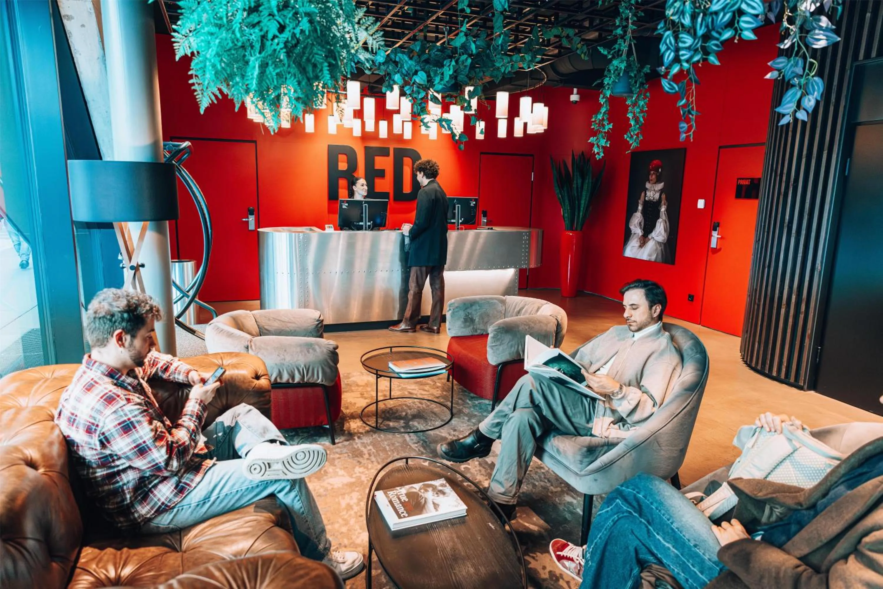 Lobby or reception in Radisson RED Hotel, Vienna