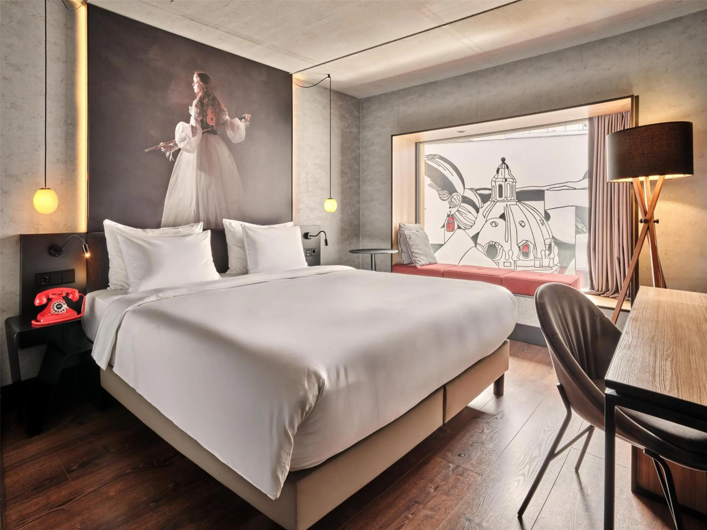 Bedroom, Bed in Radisson RED Hotel, Vienna