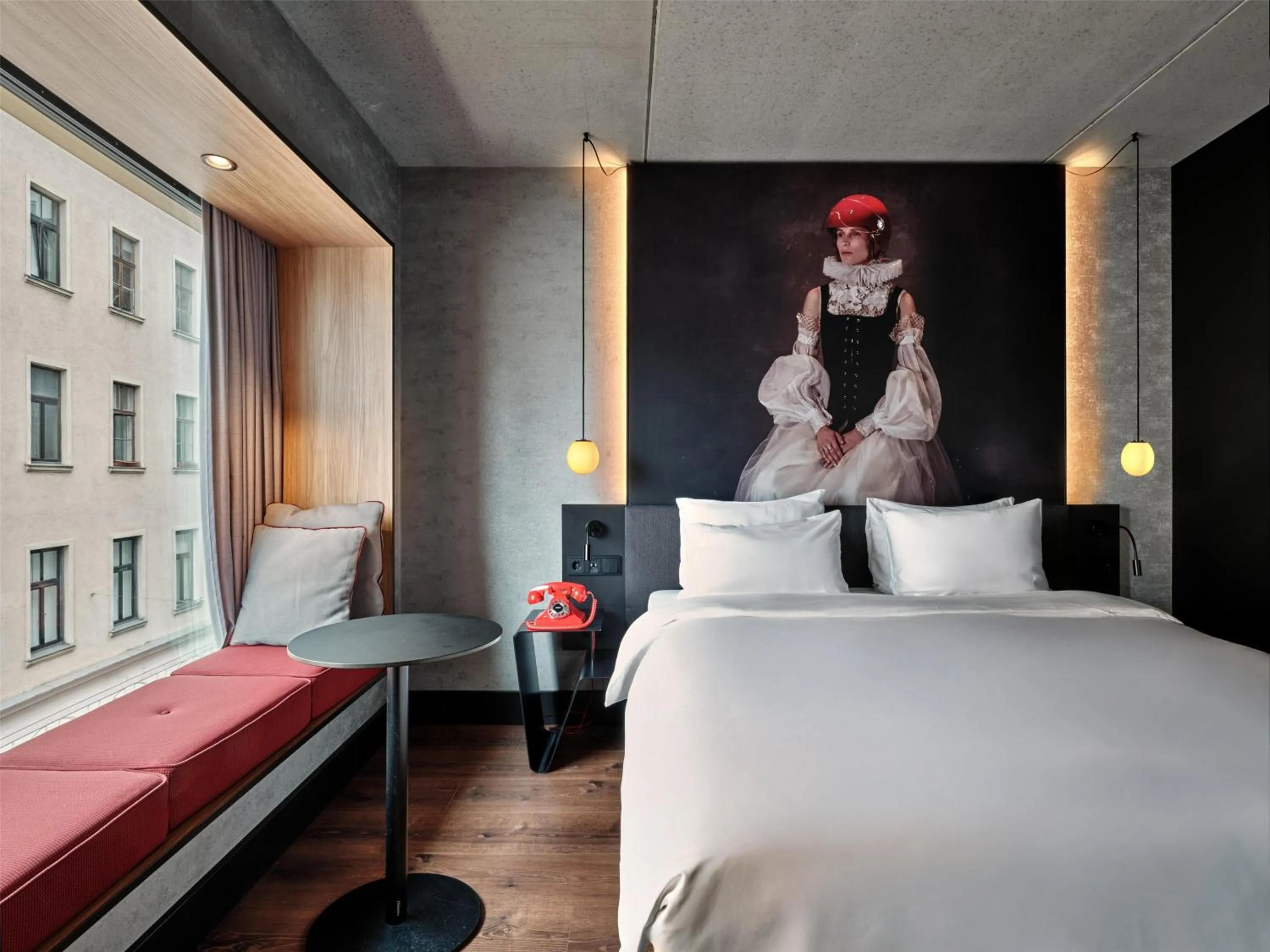 Bedroom, Bed in Radisson RED Hotel, Vienna