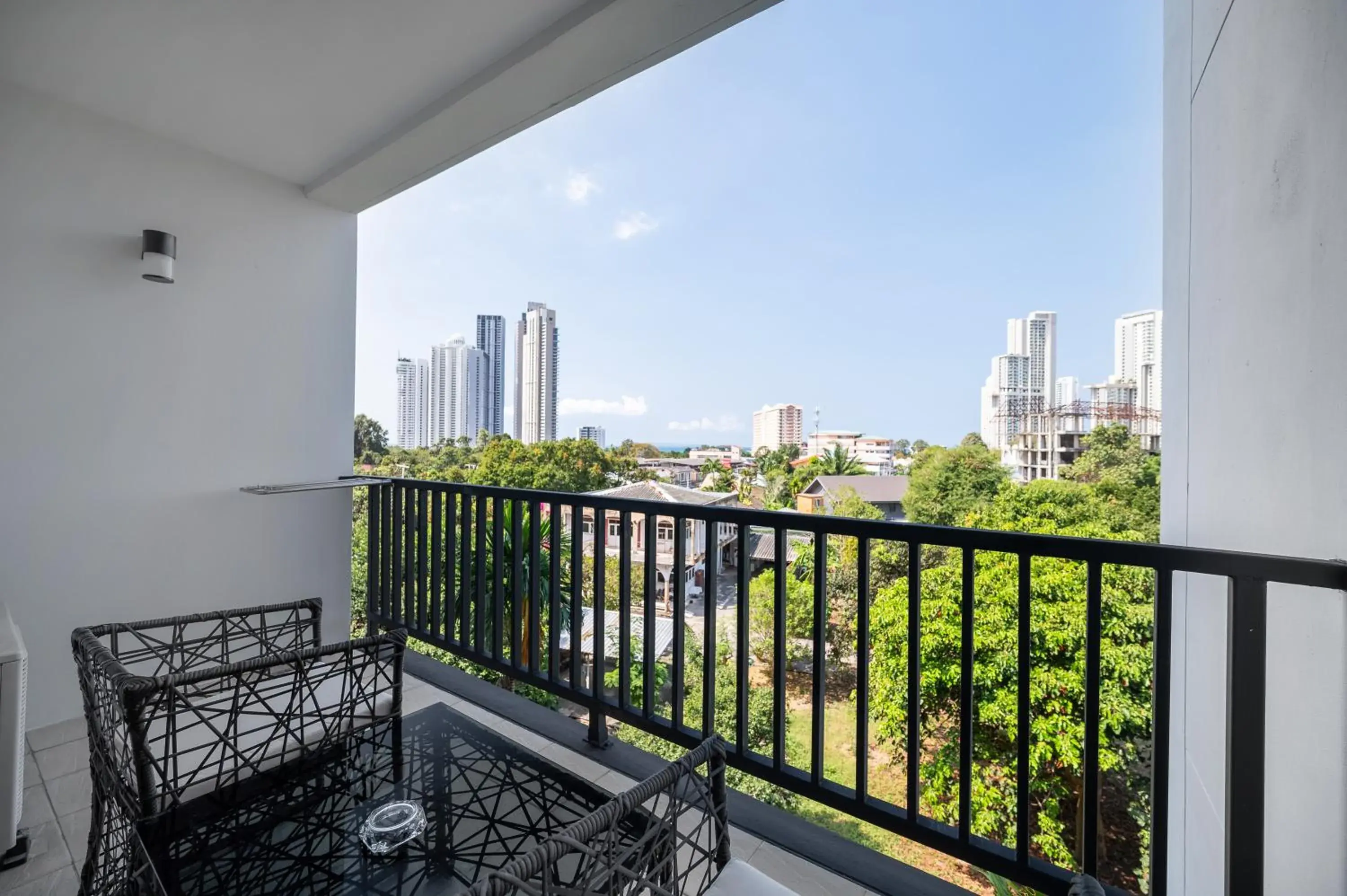 Balcony/Terrace in Manhattan Pattaya Hotel - SHA Extra Plus