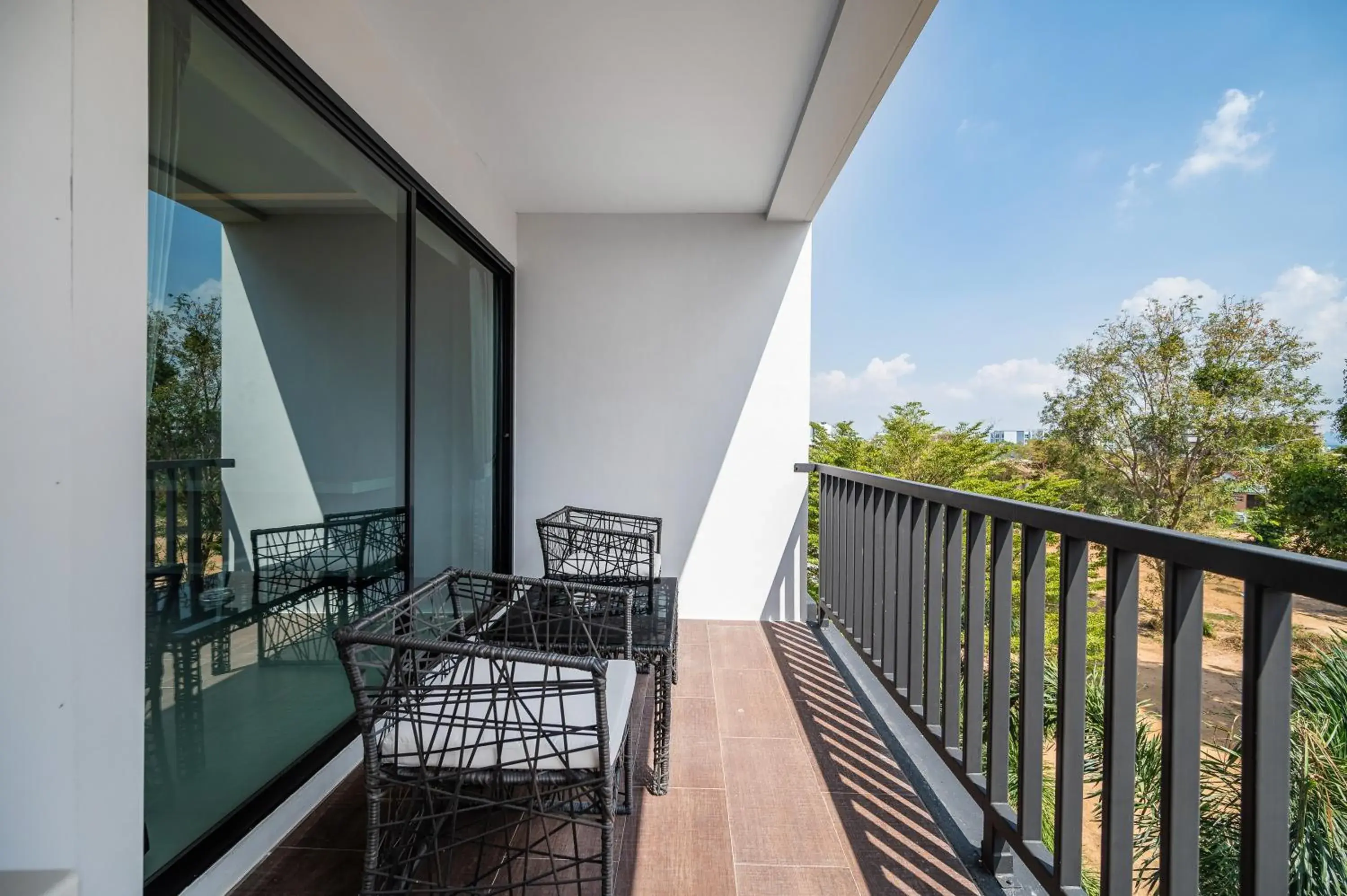 Balcony/Terrace in Manhattan Pattaya Hotel - SHA Extra Plus