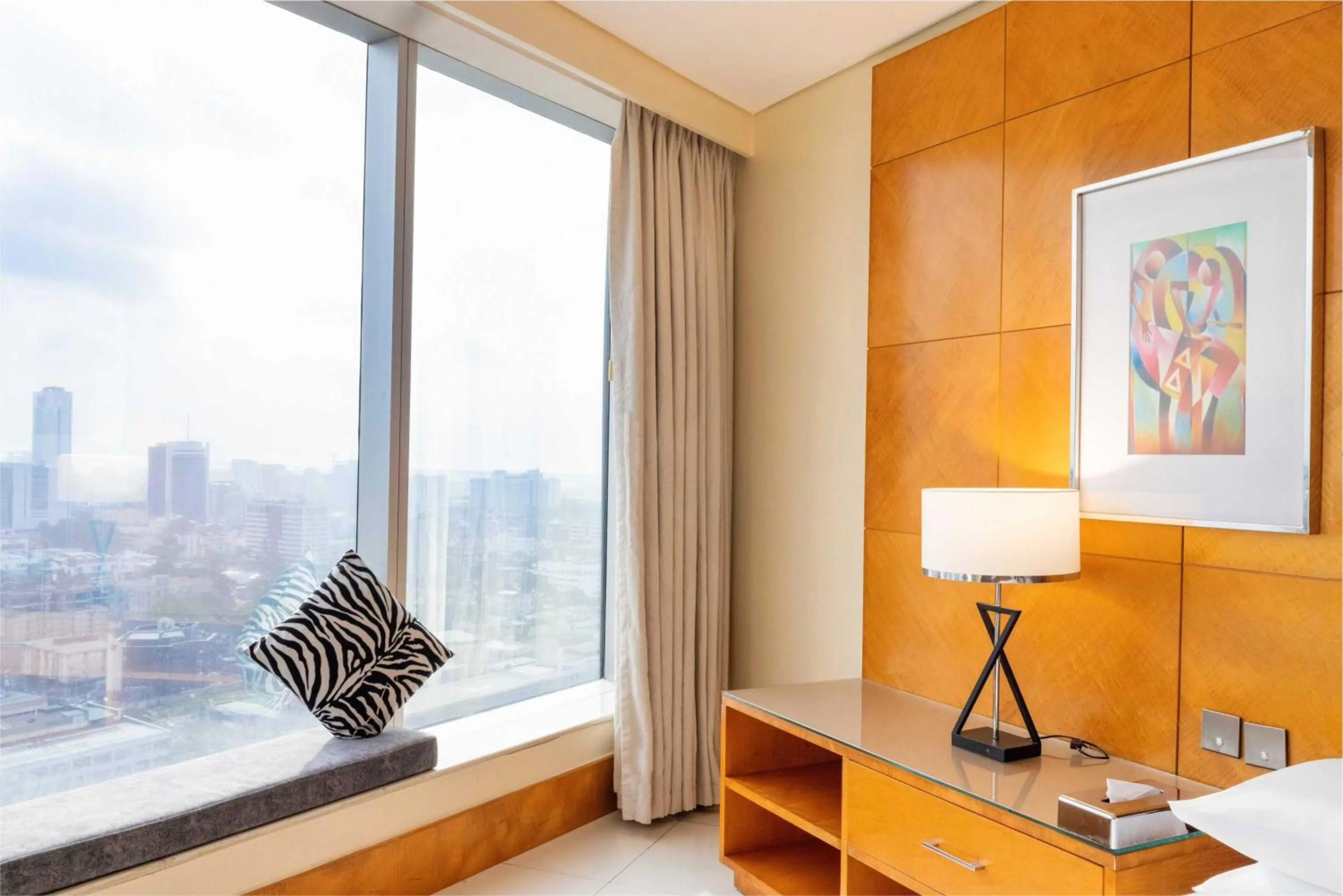 City view in Lagos Continental Hotel