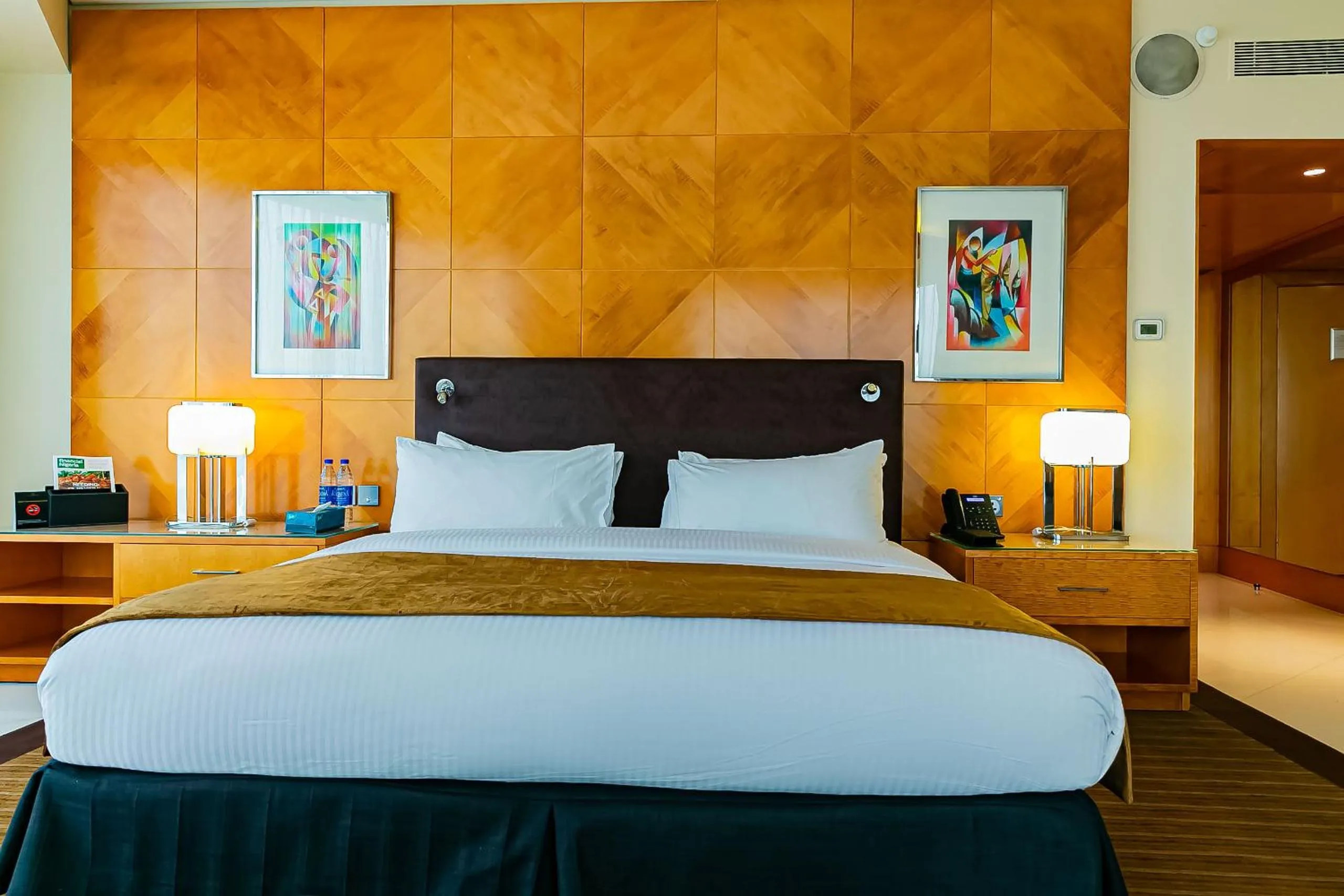 Bed in Lagos Continental Hotel