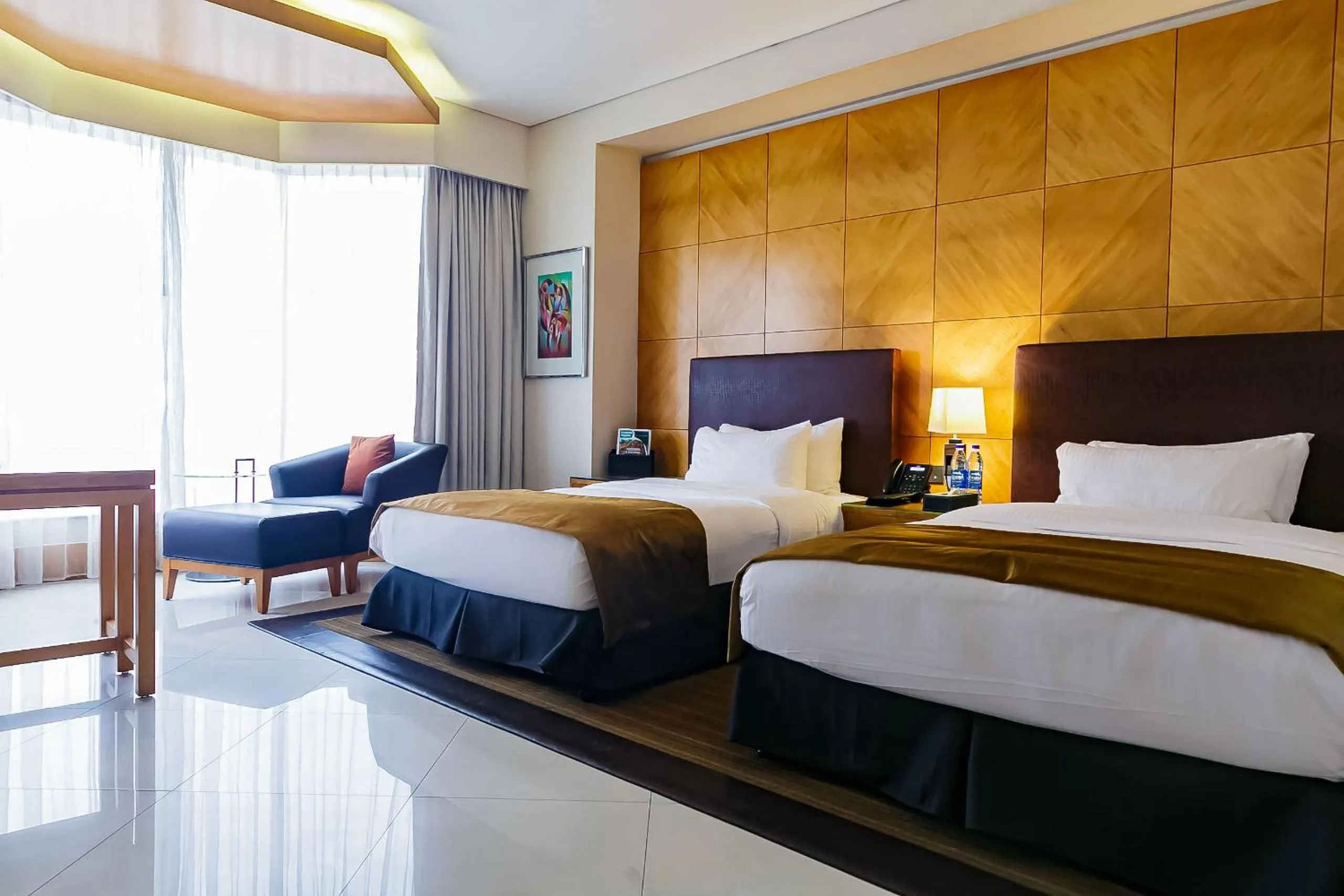 Bed in Lagos Continental Hotel