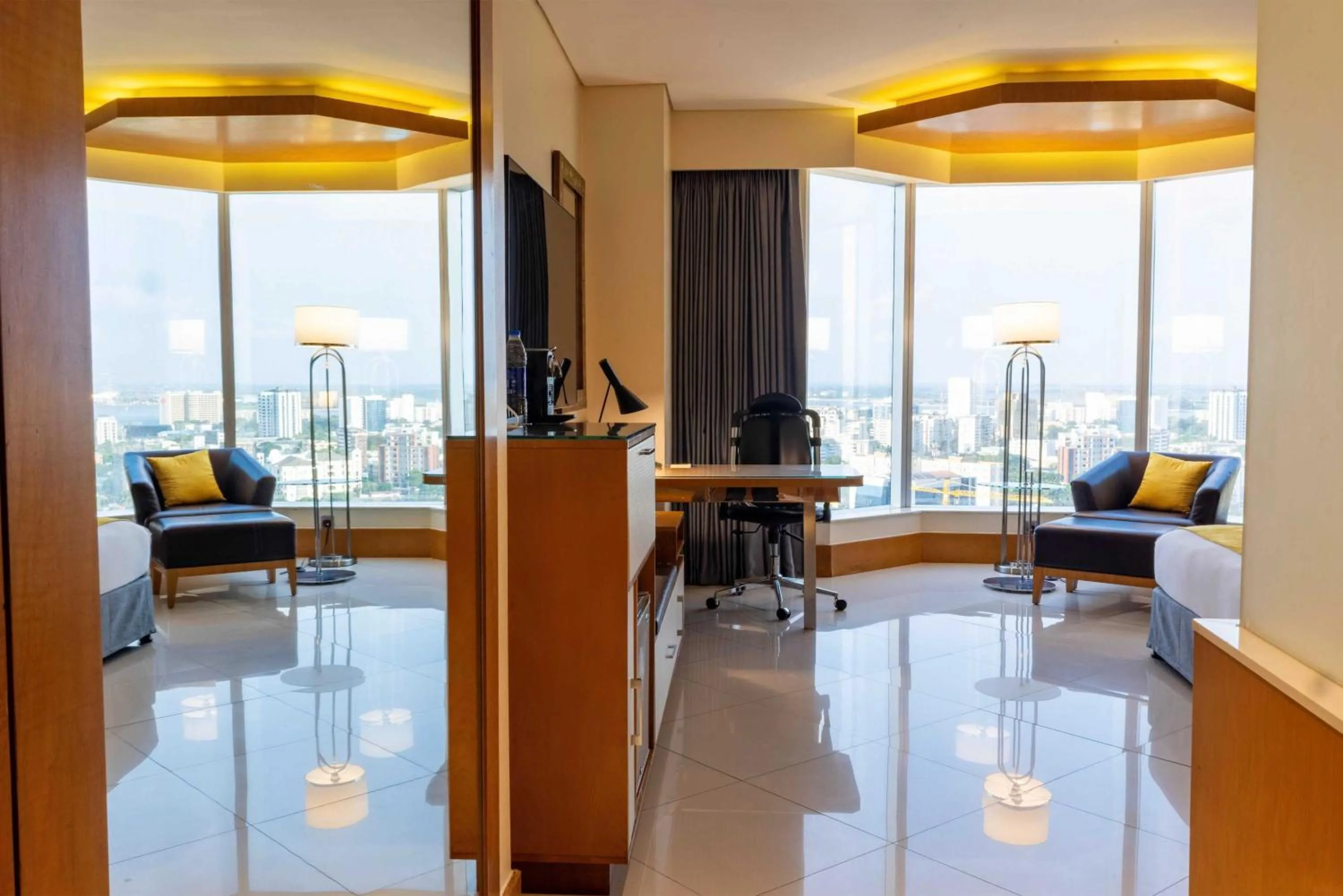 Living room in Lagos Continental Hotel