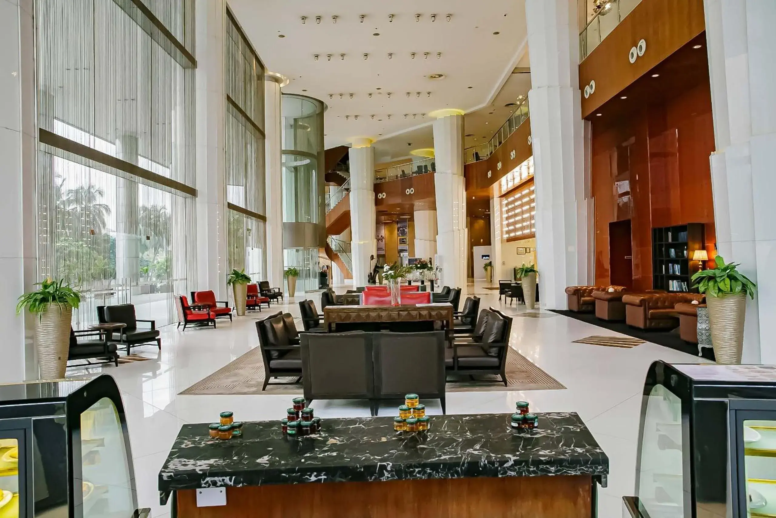 Lobby or reception in Lagos Continental Hotel Lobby or reception in Lagos Continental Hotel