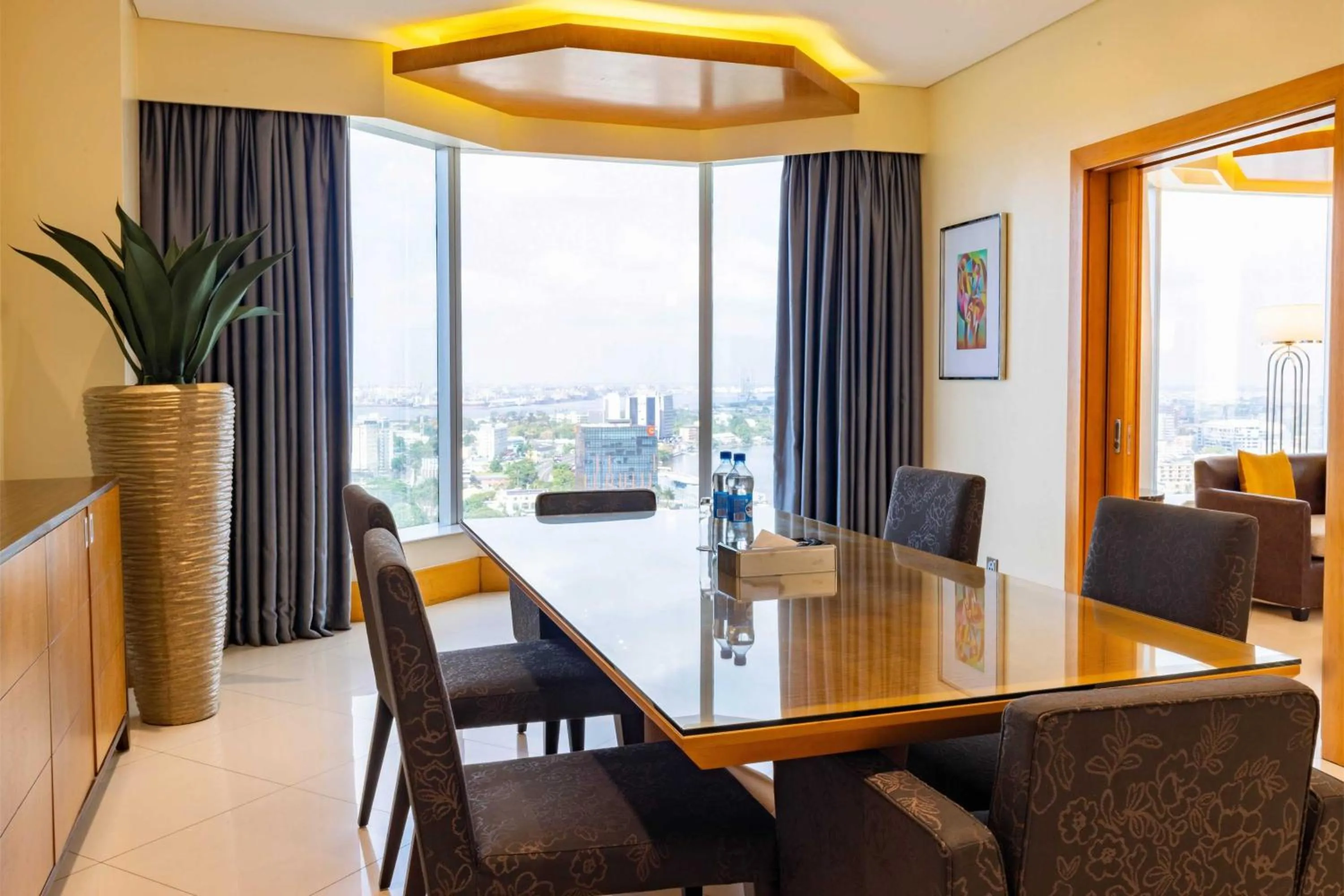 Dining area in Lagos Continental Hotel