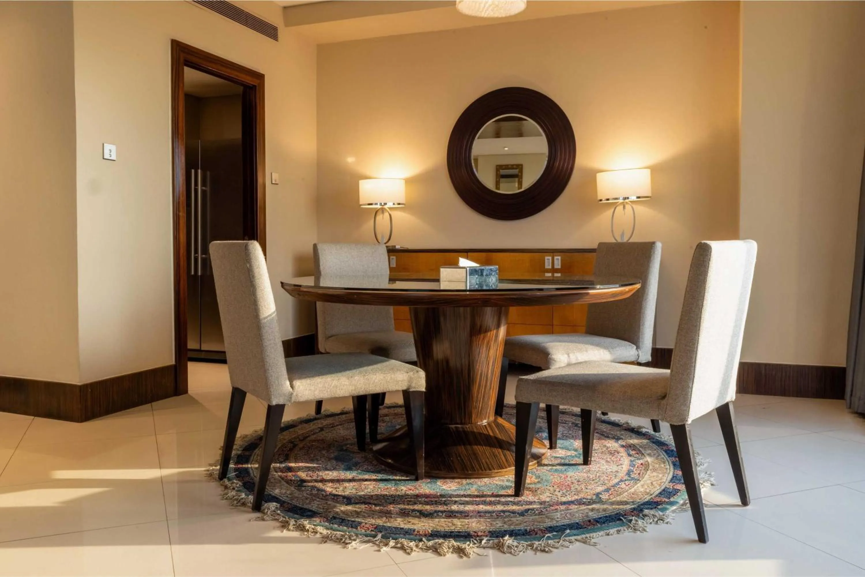 Dining area in Lagos Continental Hotel