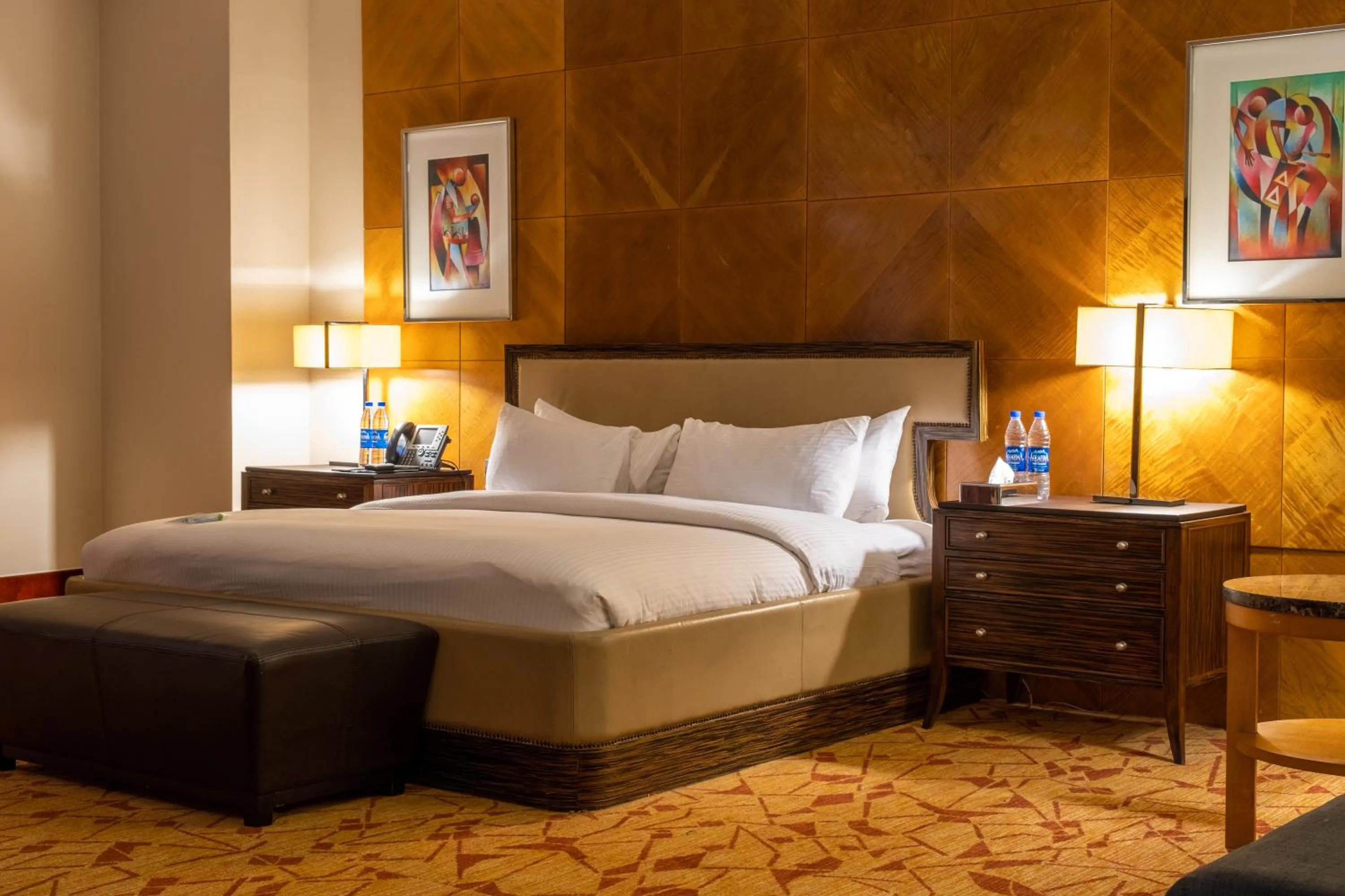 Bed in Lagos Continental Hotel