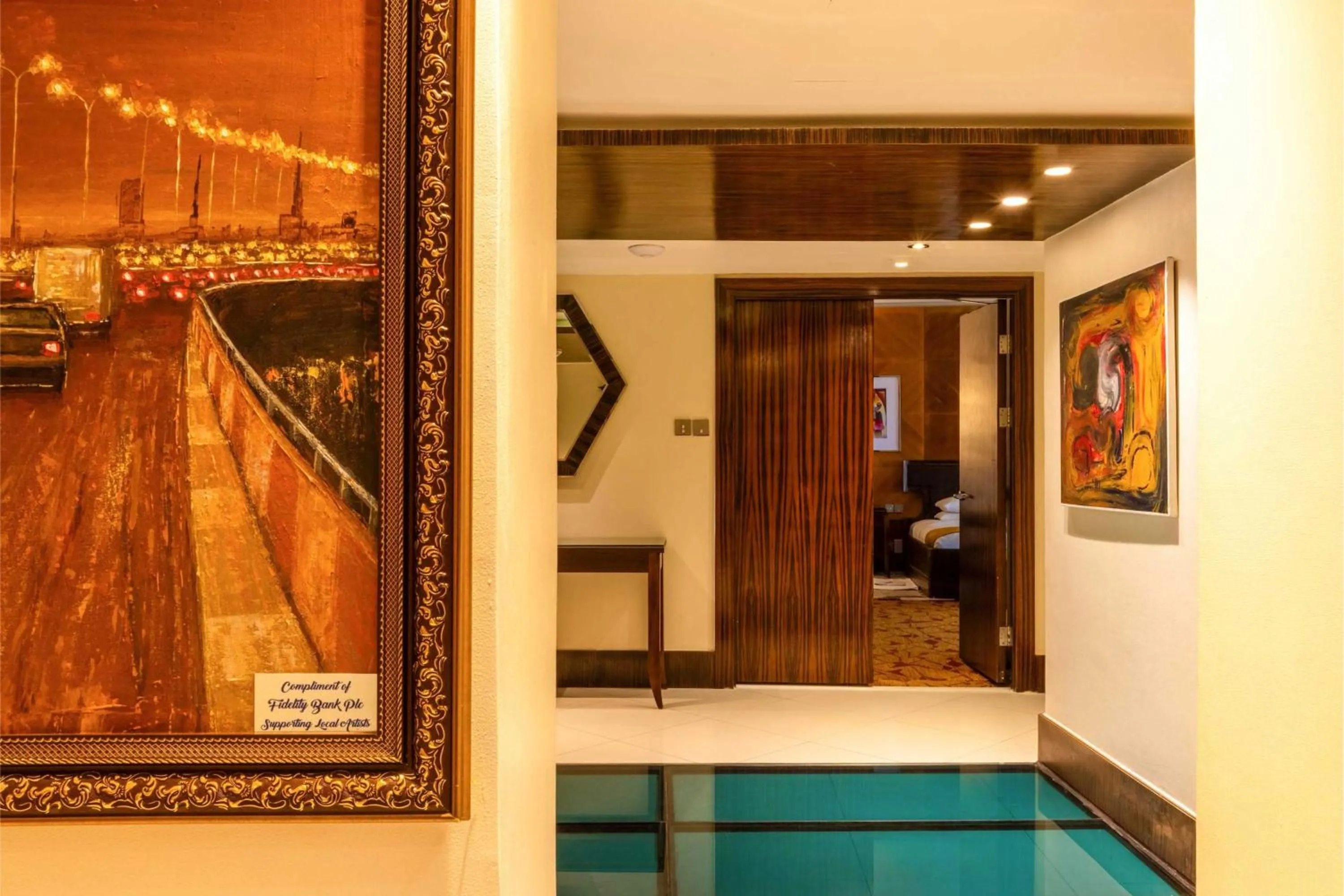 Living room in Lagos Continental Hotel