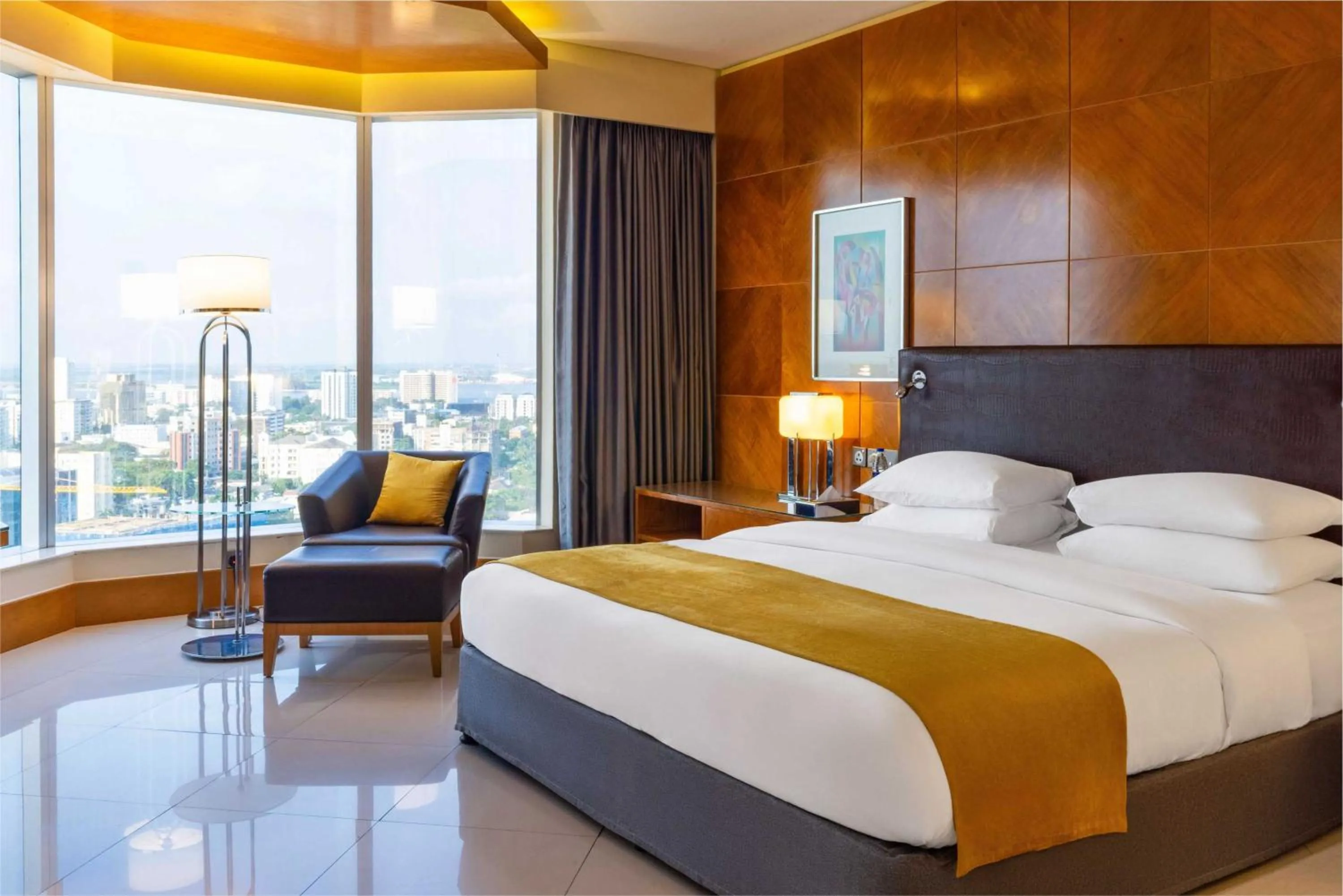 Bedroom, Bed in Lagos Continental Hotel